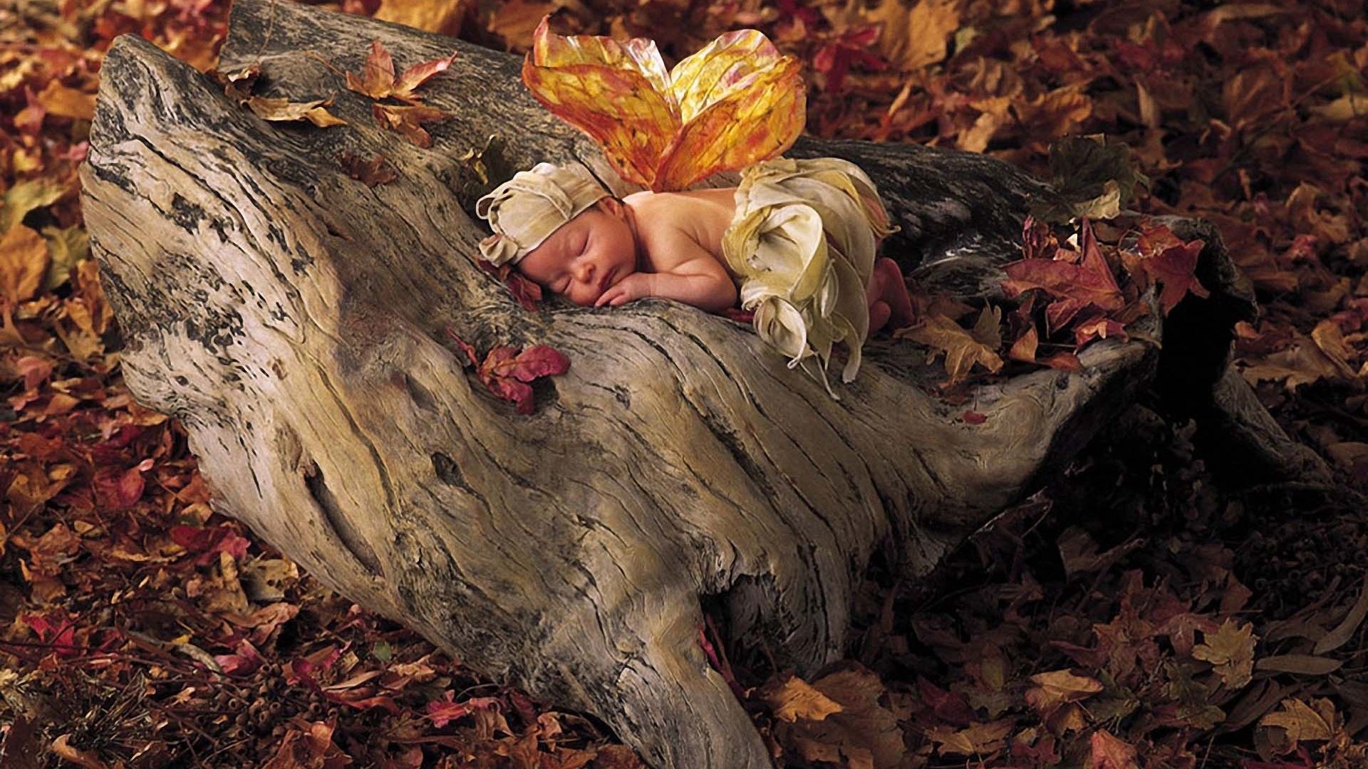 Free download Autumn Fairy Baby 1920x1200 Wallpaper 1920x1200