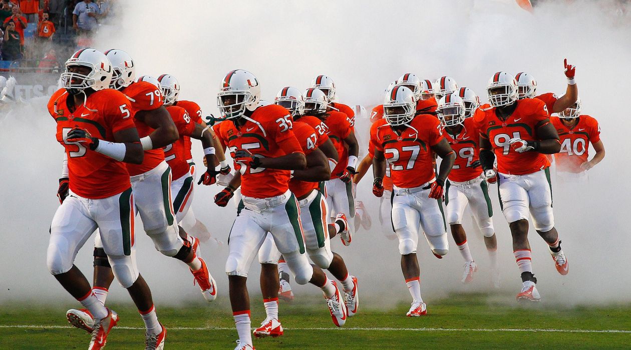 MIAMI HURRICANES college football wallpaperx1100