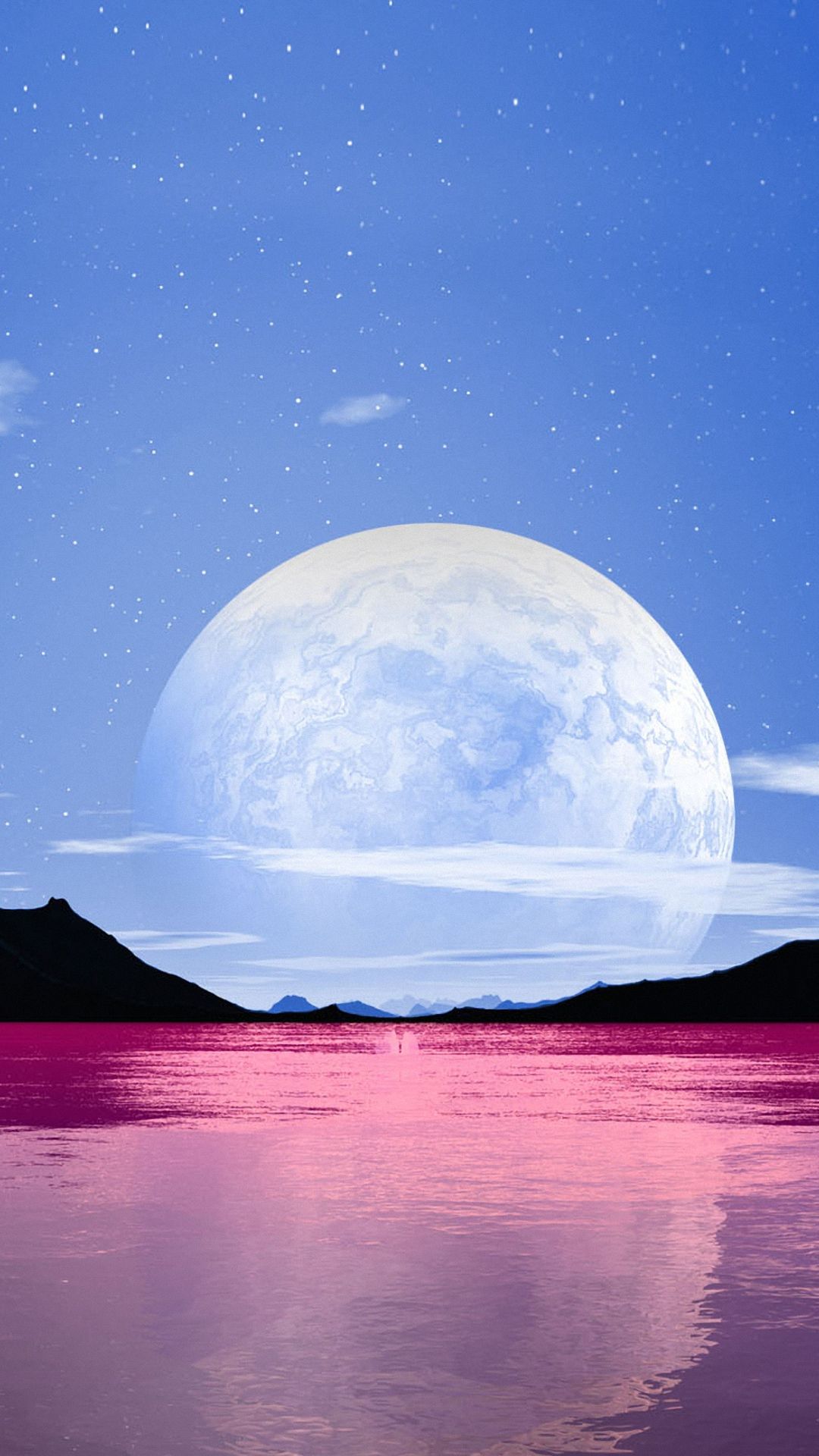Moon Scenery Mobile Wallpapers - Wallpaper Cave