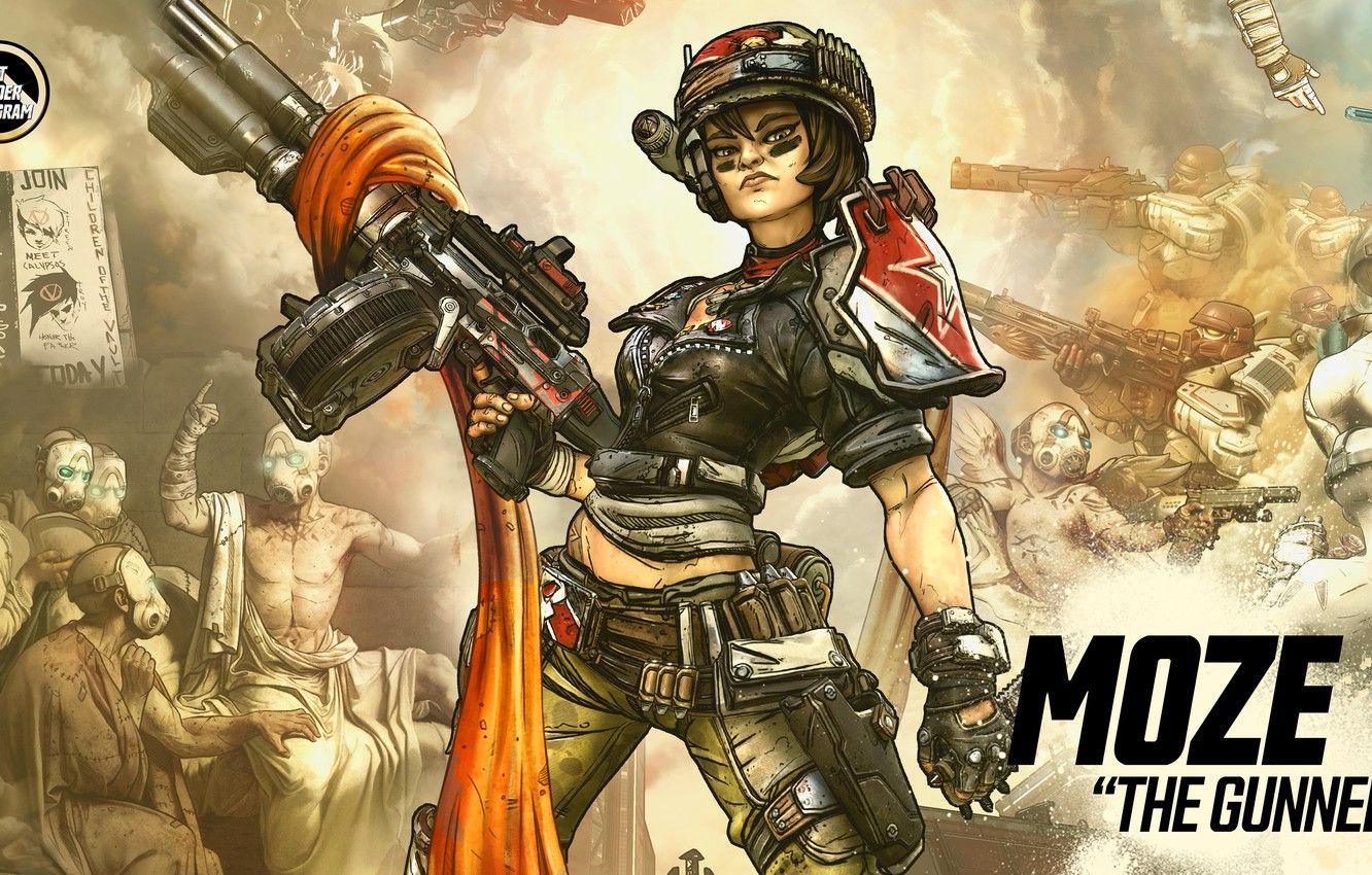 Wallpaper Guns, Borderlands, Psycho, Borderlands 3, Mayhem is