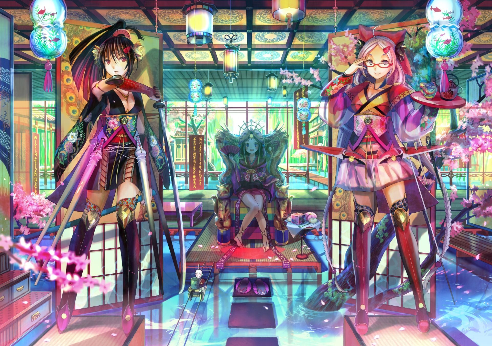 Colourful Anime Wallpaper