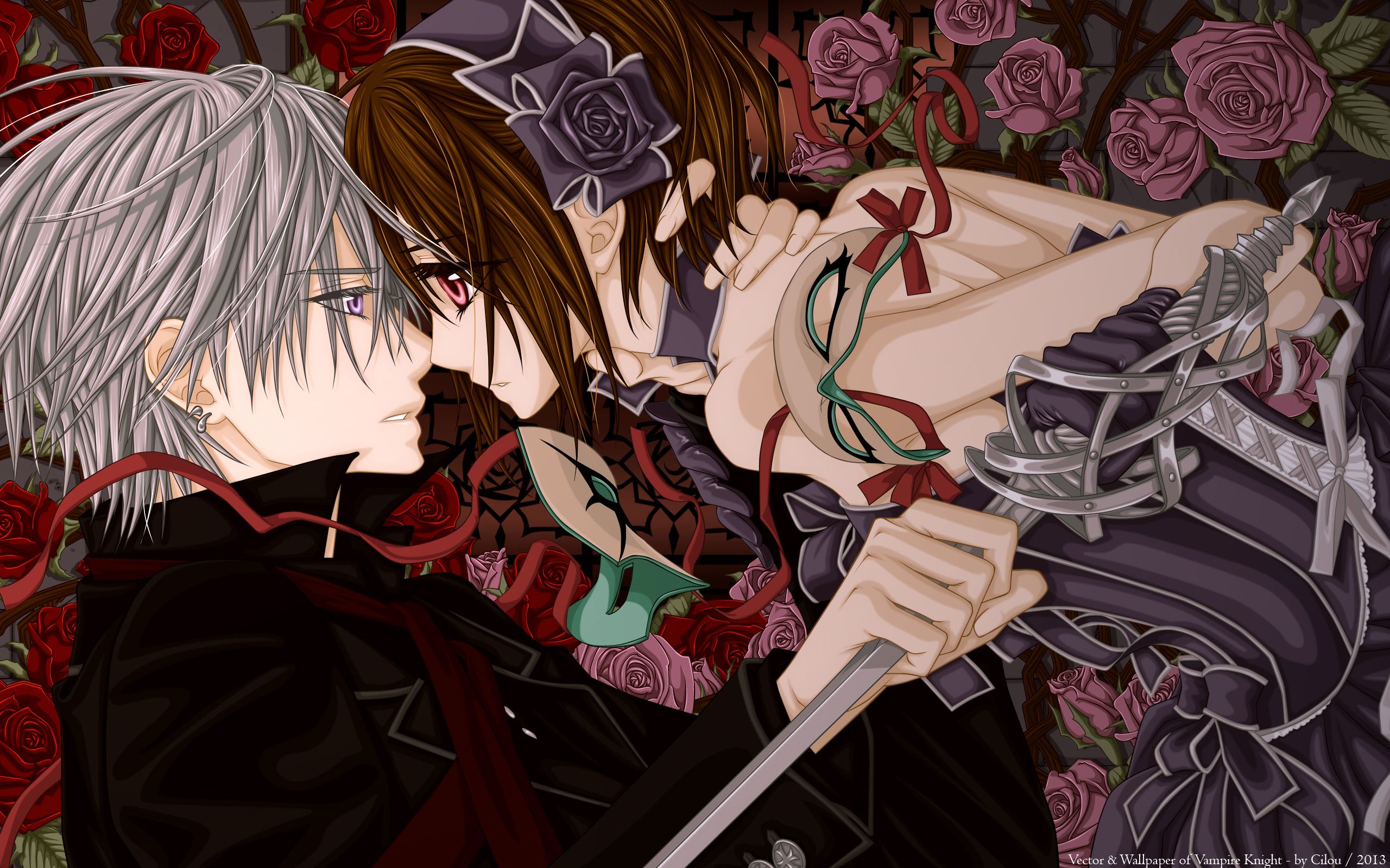 Vampire Anime Couple Wallpapers - Wallpaper Cave