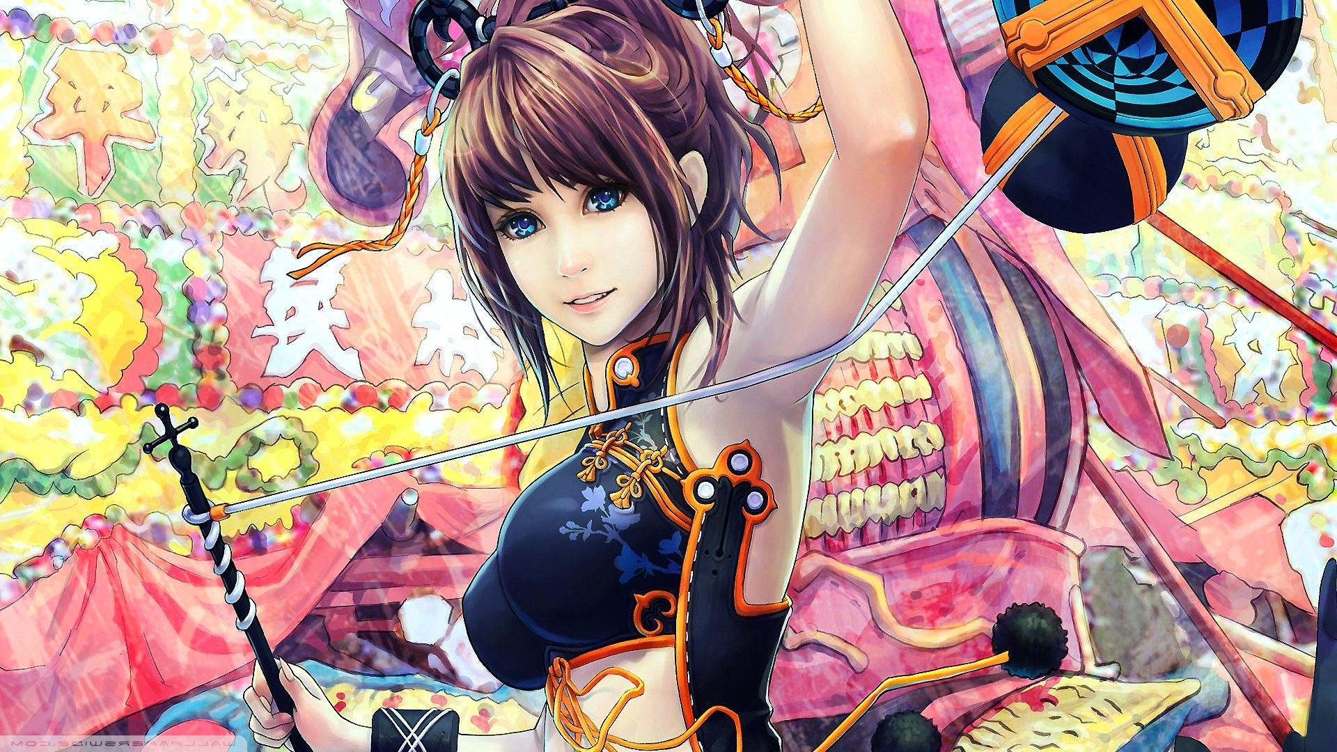 colorful, Anime, Anime Girls Wallpaper HD / Desktop and Mobile