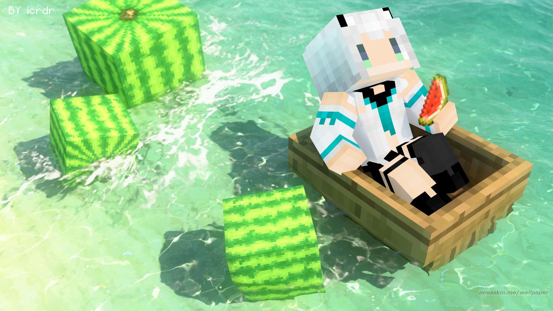 Shirakami Fubuki(白上フブキ) Minecraft Skin