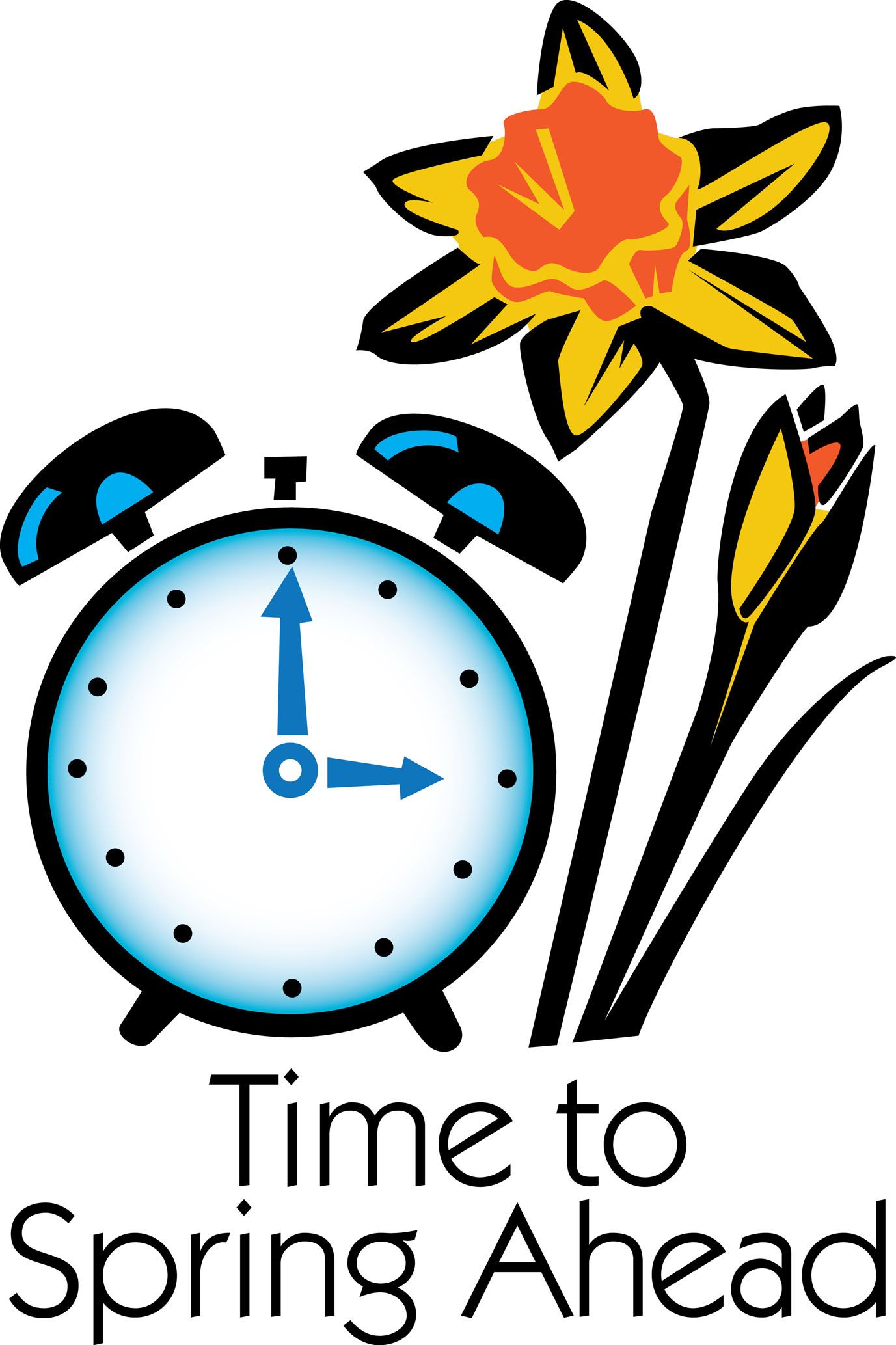 Daylight Savings Time Ends Clipart