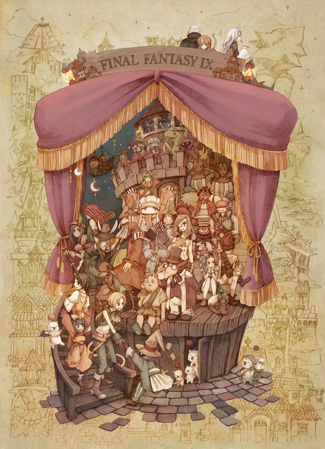 Final Fantasy IX Mobile Wallpaper  Zerochan Anime Image Board Mobile