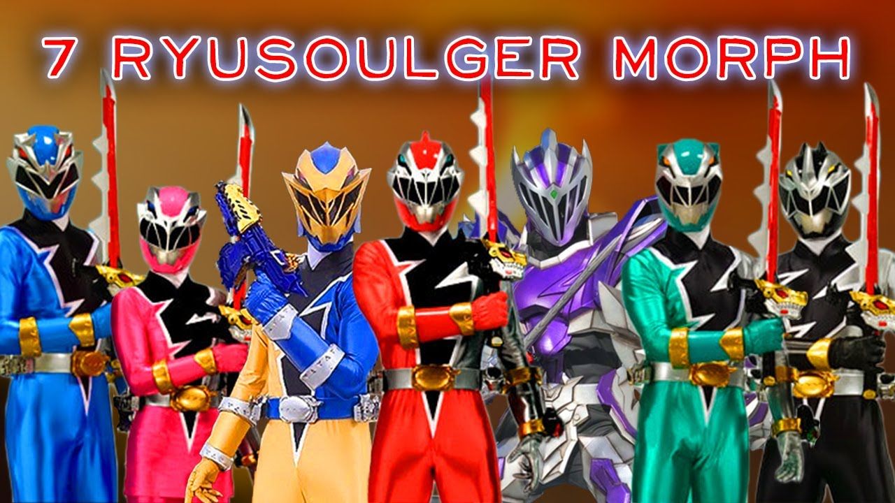 Kishiryu Sentai Ryusoulger 7 Ranger Morph! (FANMADE)