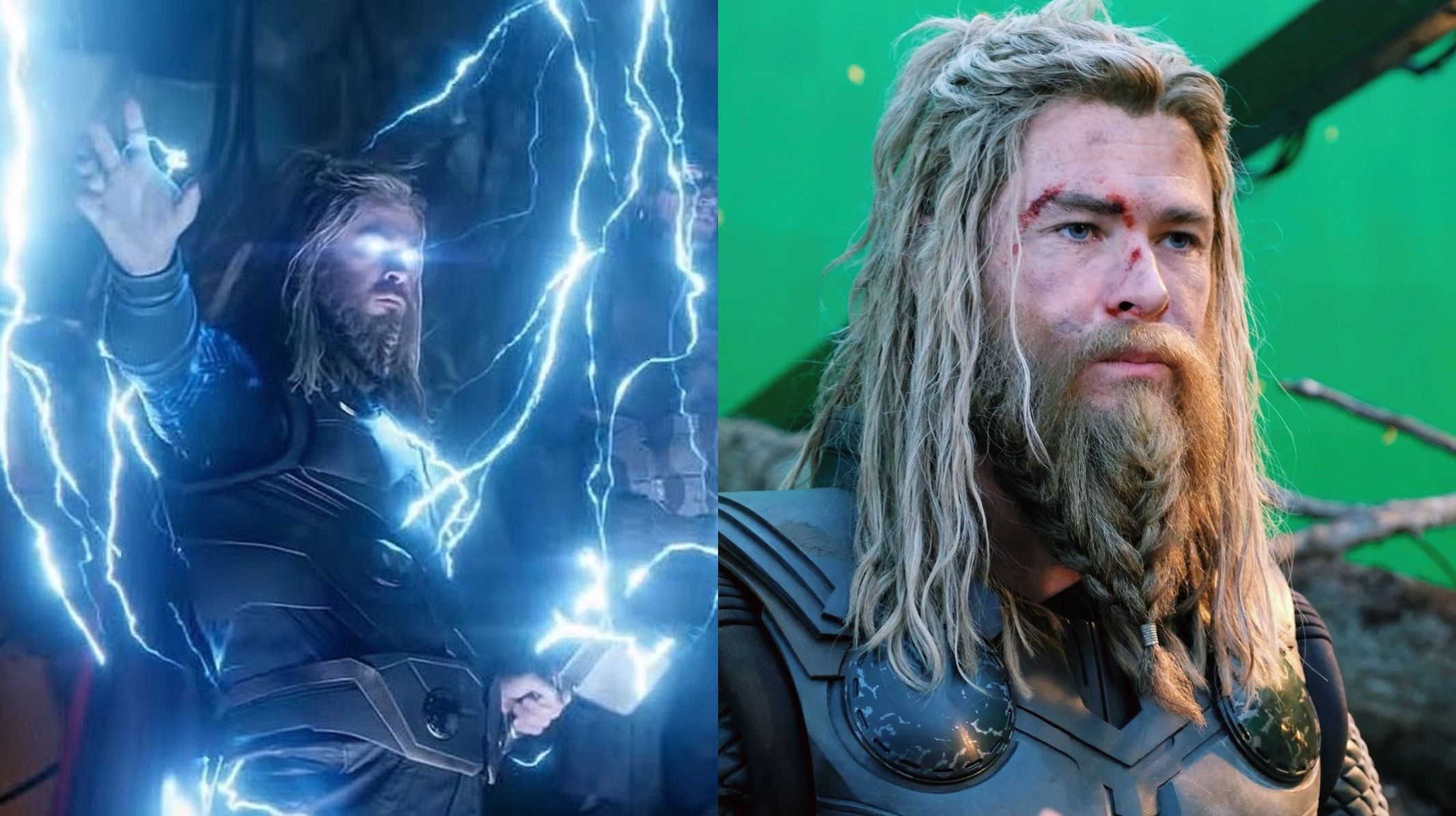 Chris Hemsworth aka Thor in Avengers: Endgame looking like a true