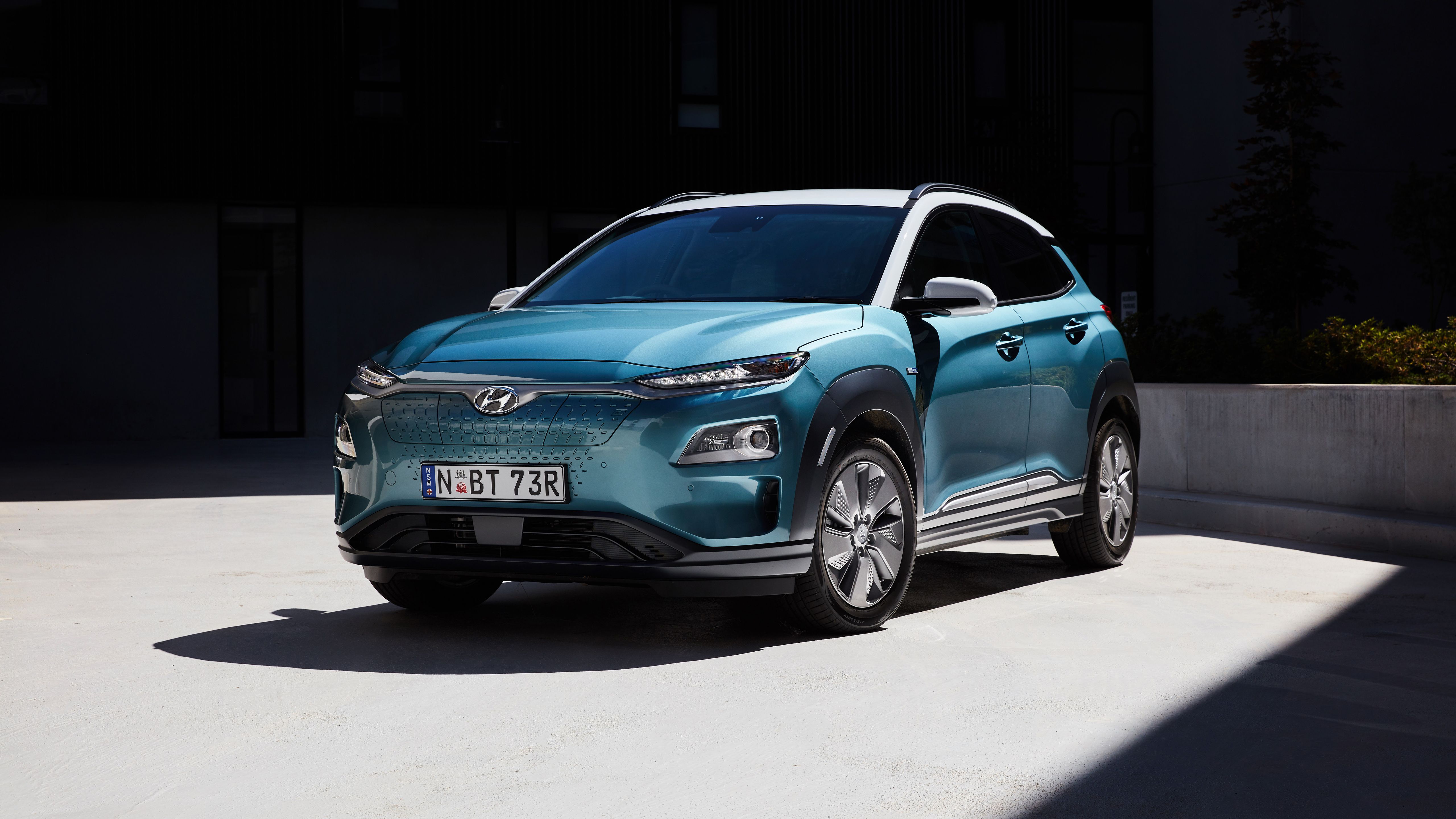 Hyundai Kona Electric 2019 4K Wallpaper. HD Car Wallpaper
