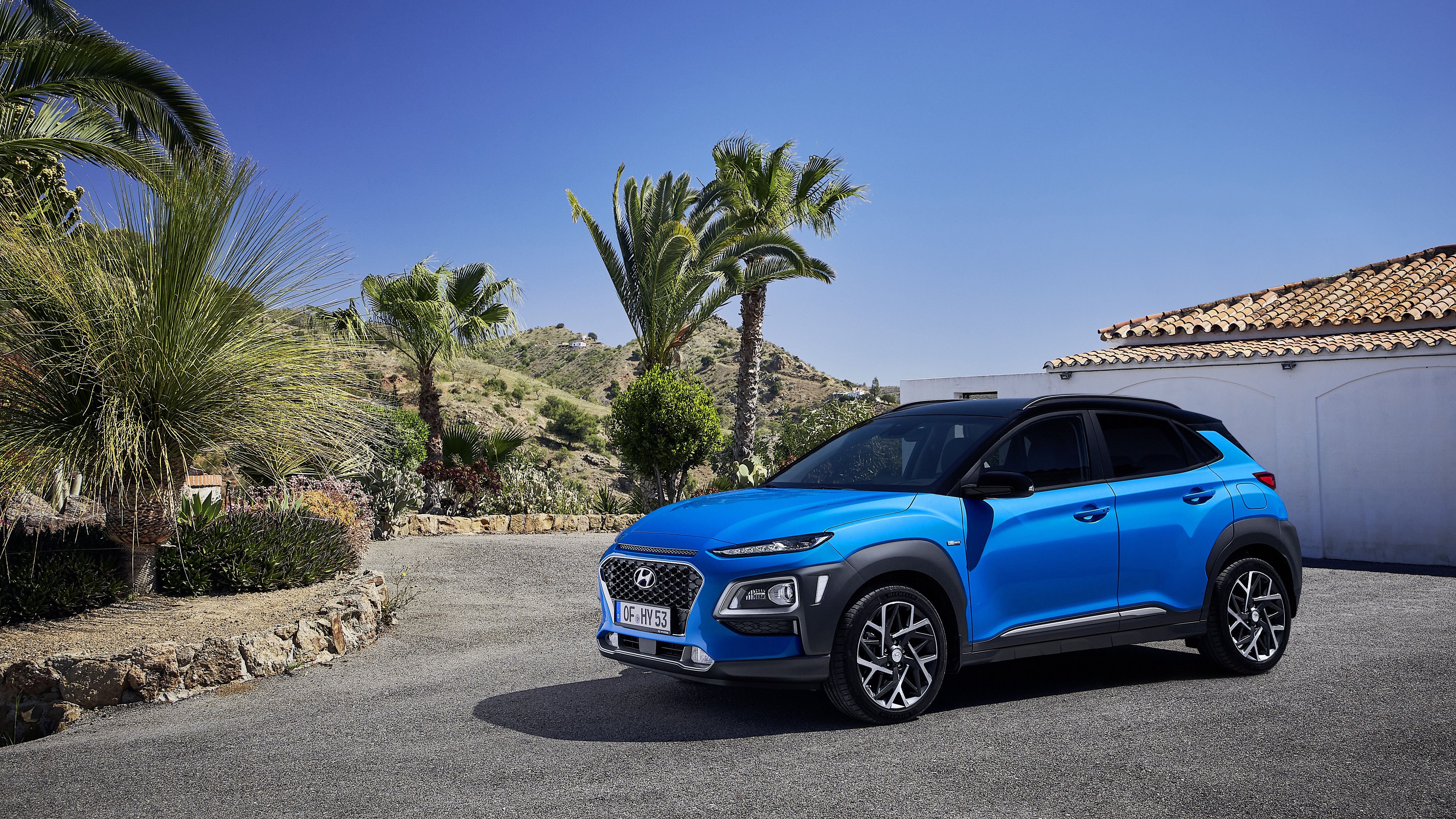 Hyundai Kona Hybrid 2019 4K Wallpaper. HD Car Wallpaper
