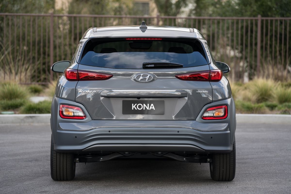 Hyundai Kona EV. Rear HD Wallpaper. New Car Release News