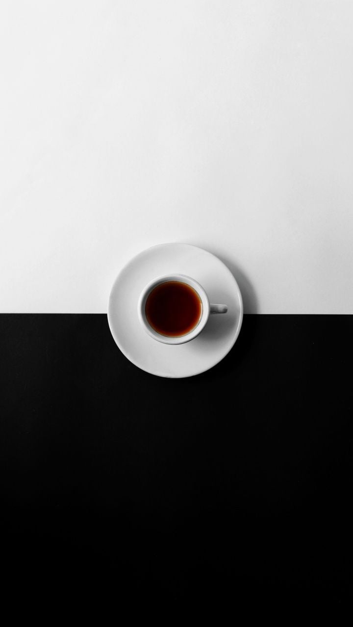 Cup, tea, black