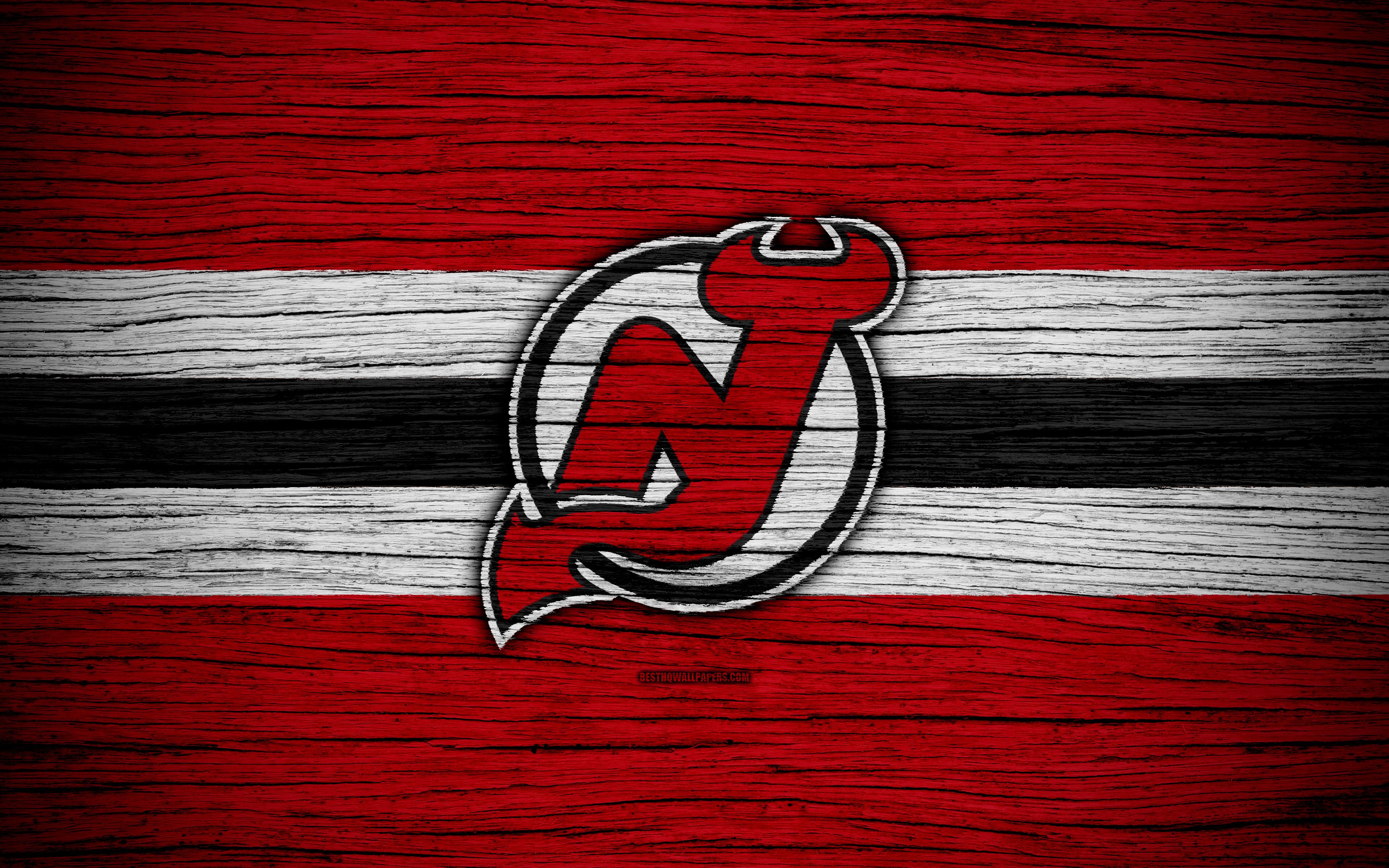 New Jersey Devils, 4k, Nhl, Hockey Club, Eastern Conference