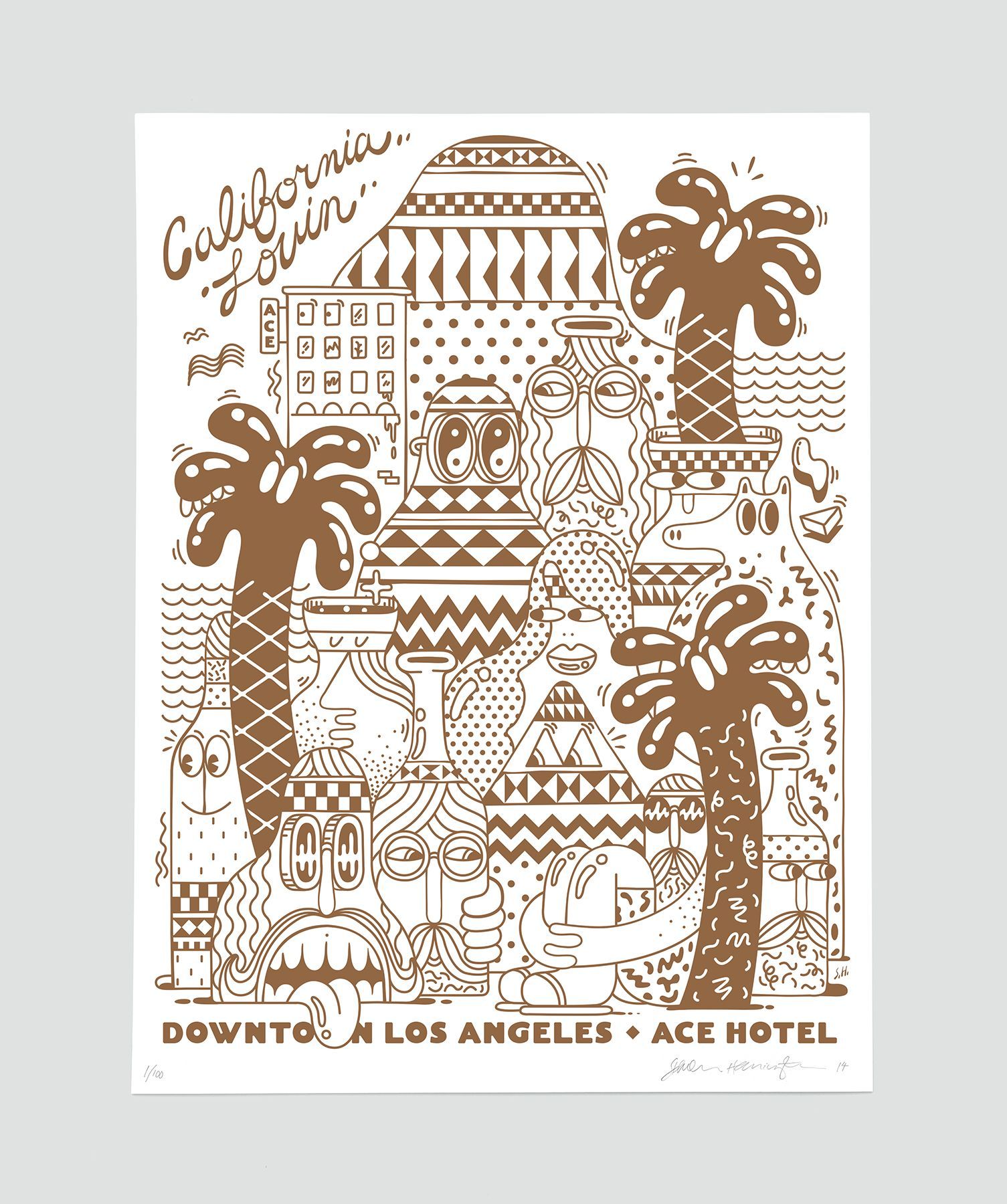 Magazine Harrington X The ACE Hotel L.A. Art prints