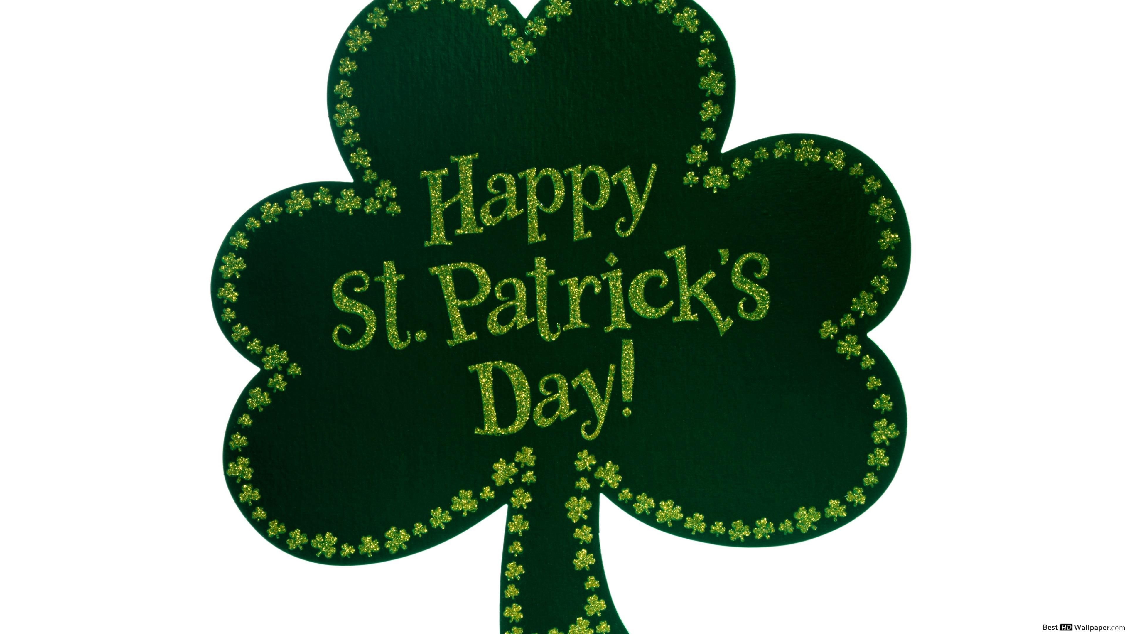 Saint Patrick's Day clover HD wallpaper download