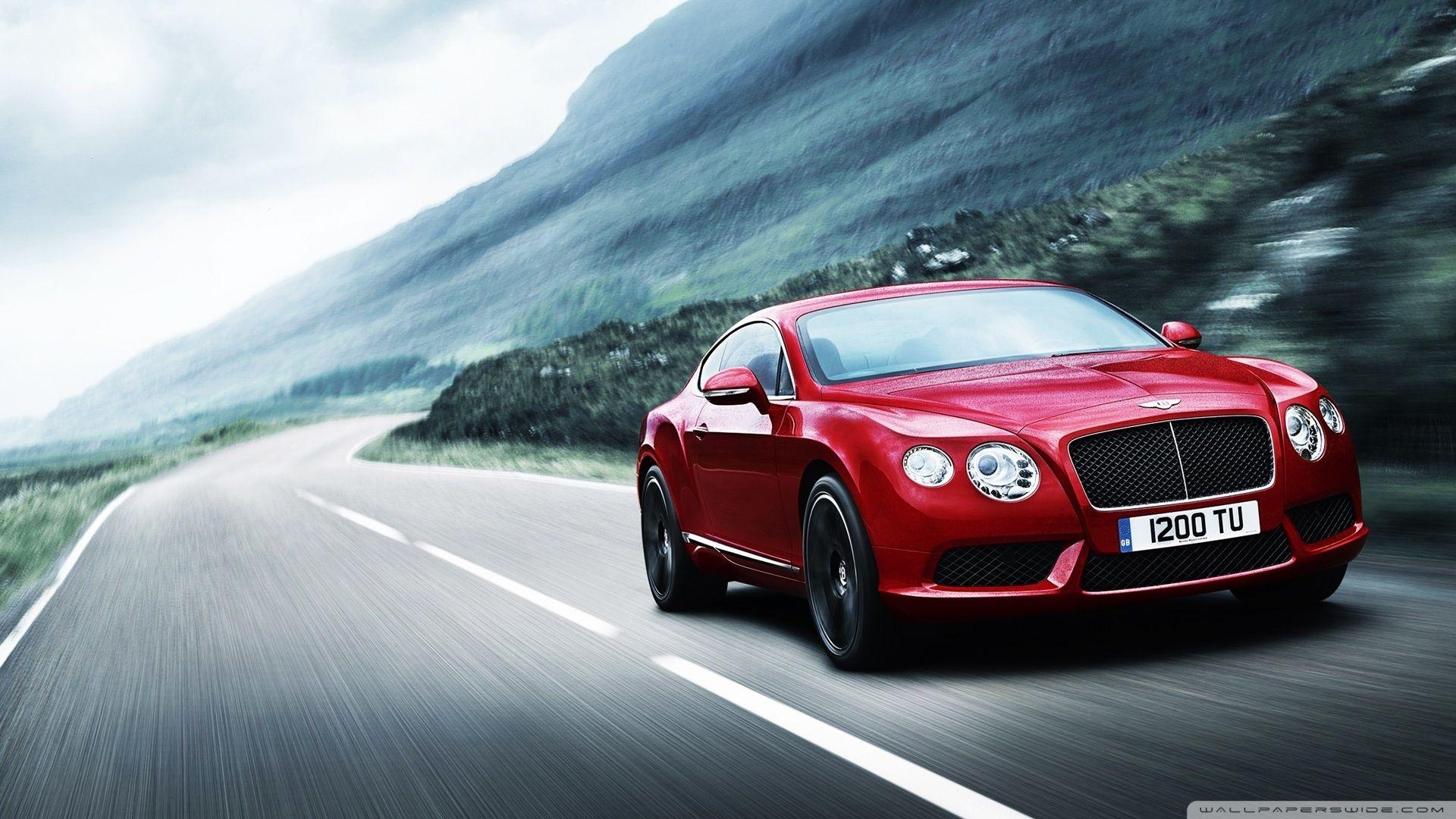 Red Bentley Continental ❤ 4K HD Desktop Wallpaper for 4K Ultra