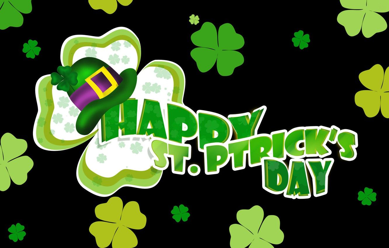 Wallpaper sheet, vector, Ireland, On March , St. Patrick's day