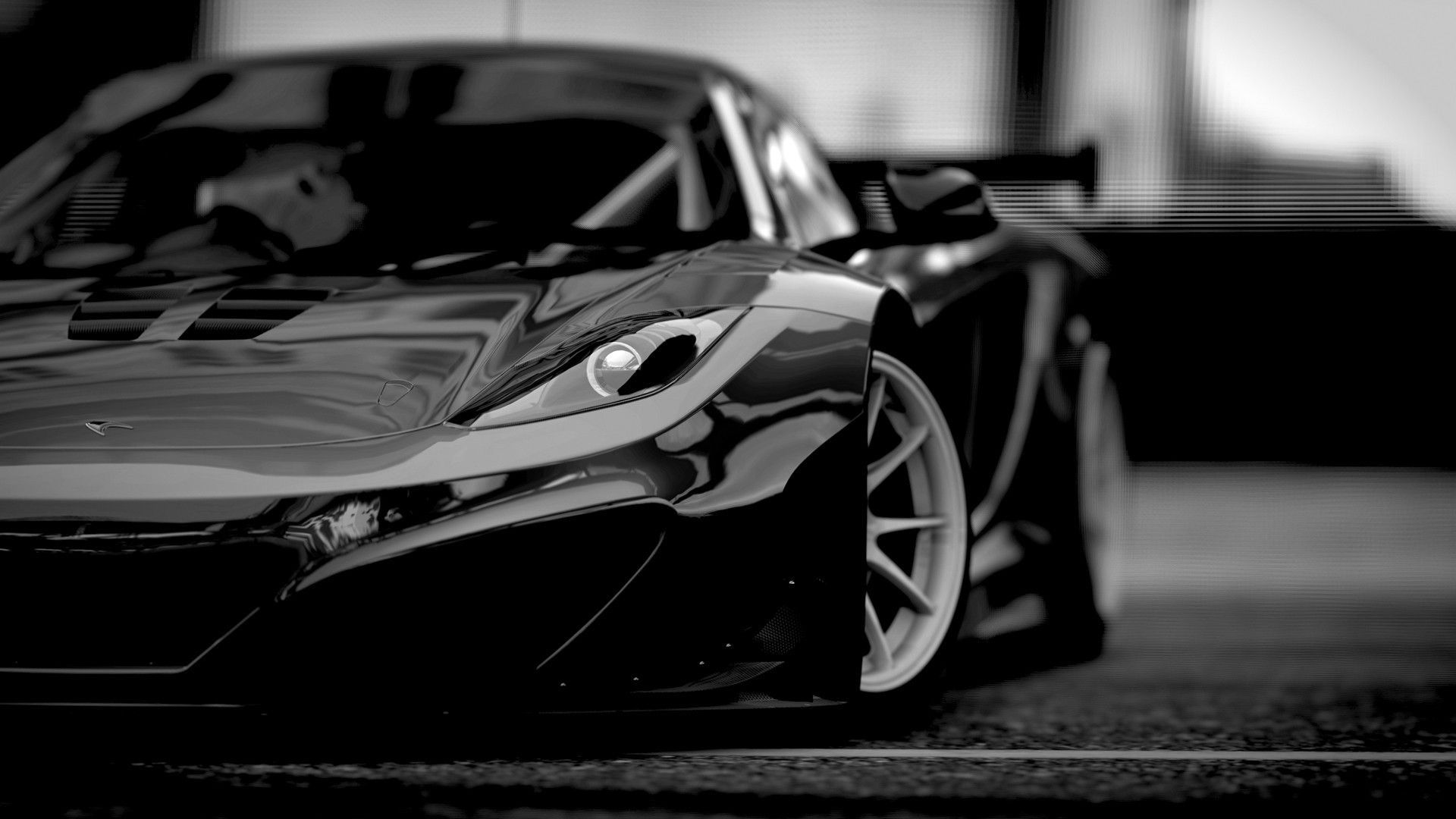 Black and White Car Wallpaper Free Black and White Car Background