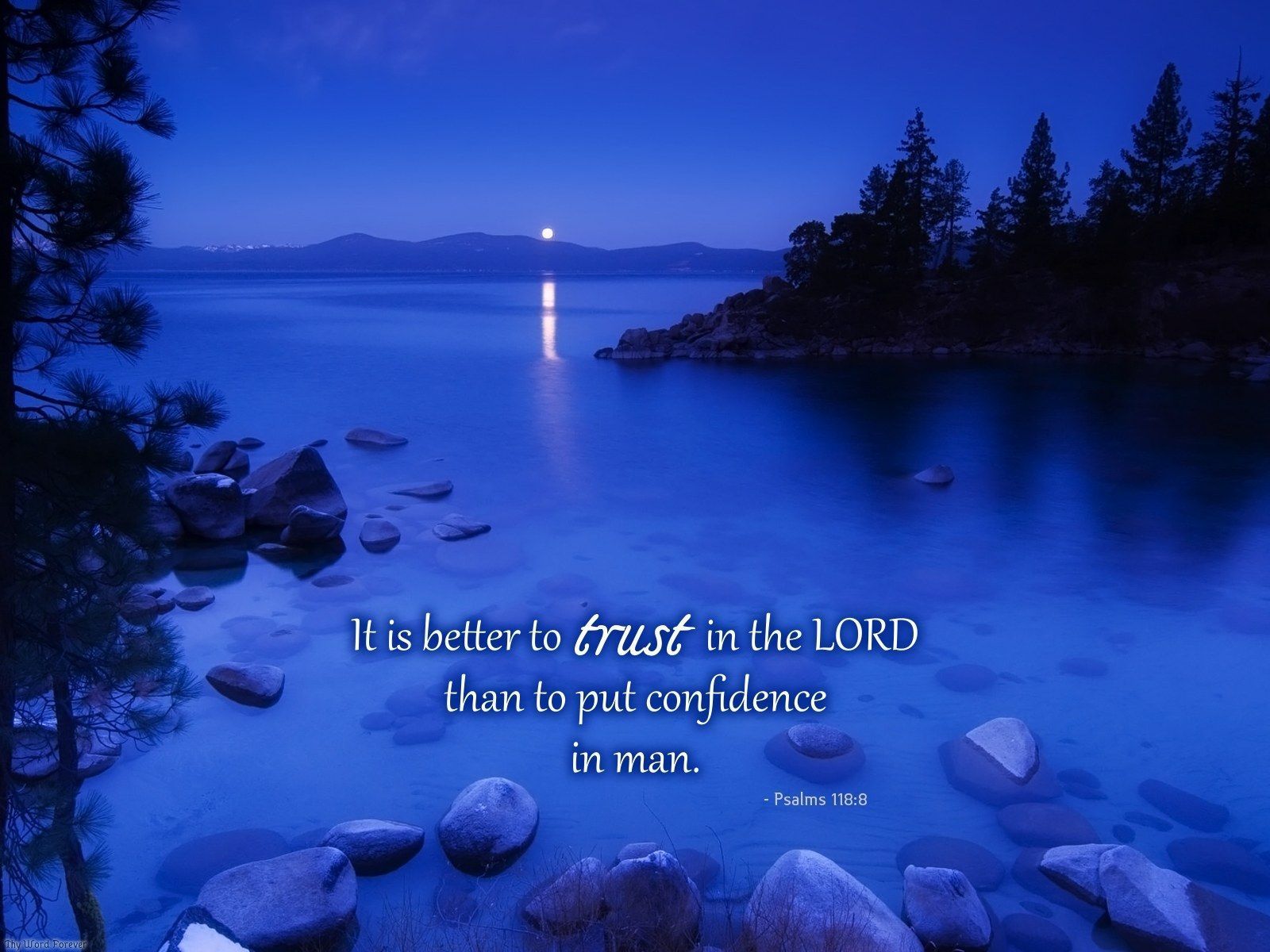 psalms. Psalms 118:8 Wallpaper