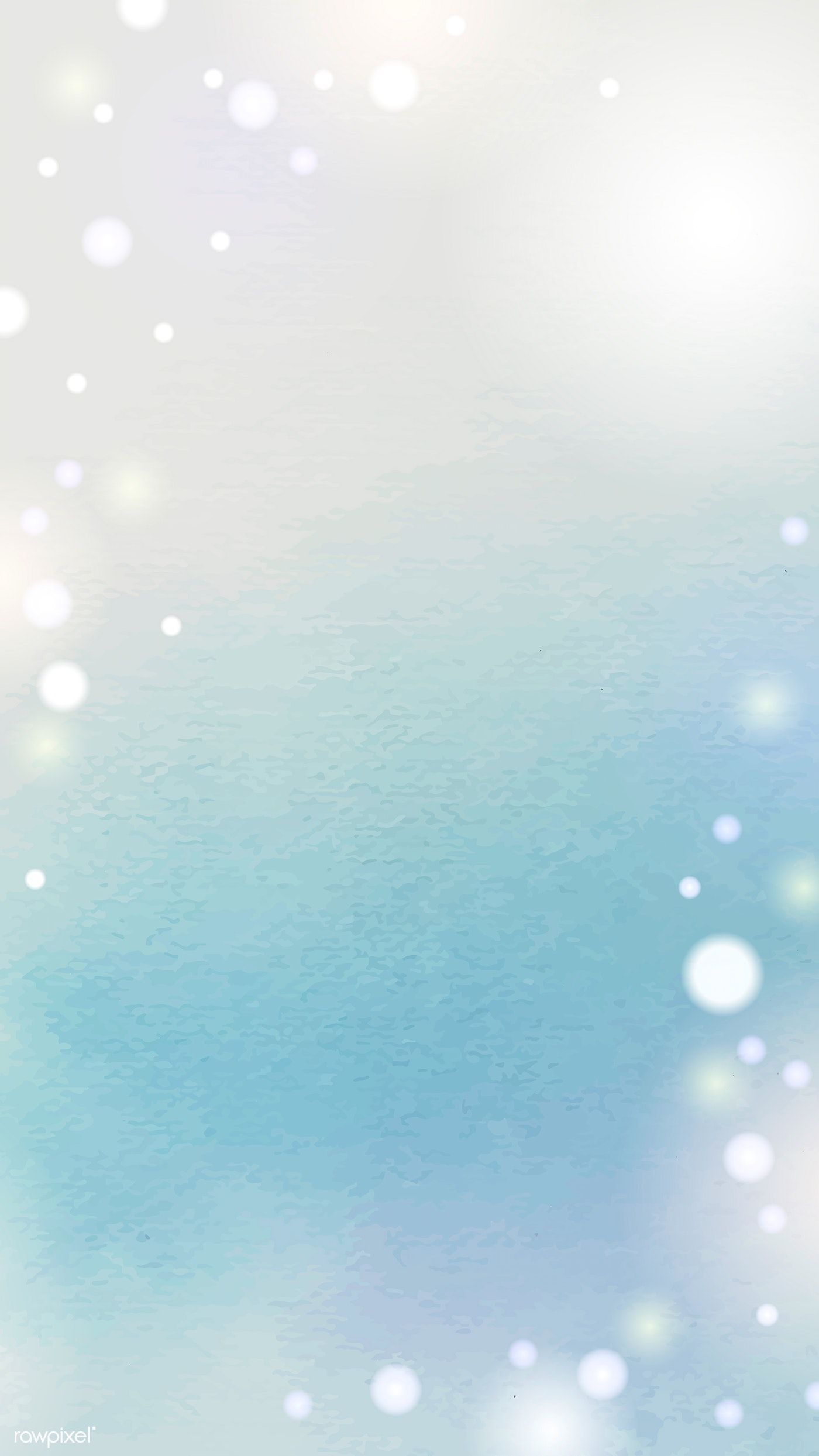 Dreamy winter watercolor mobile background. Royalty free stock
