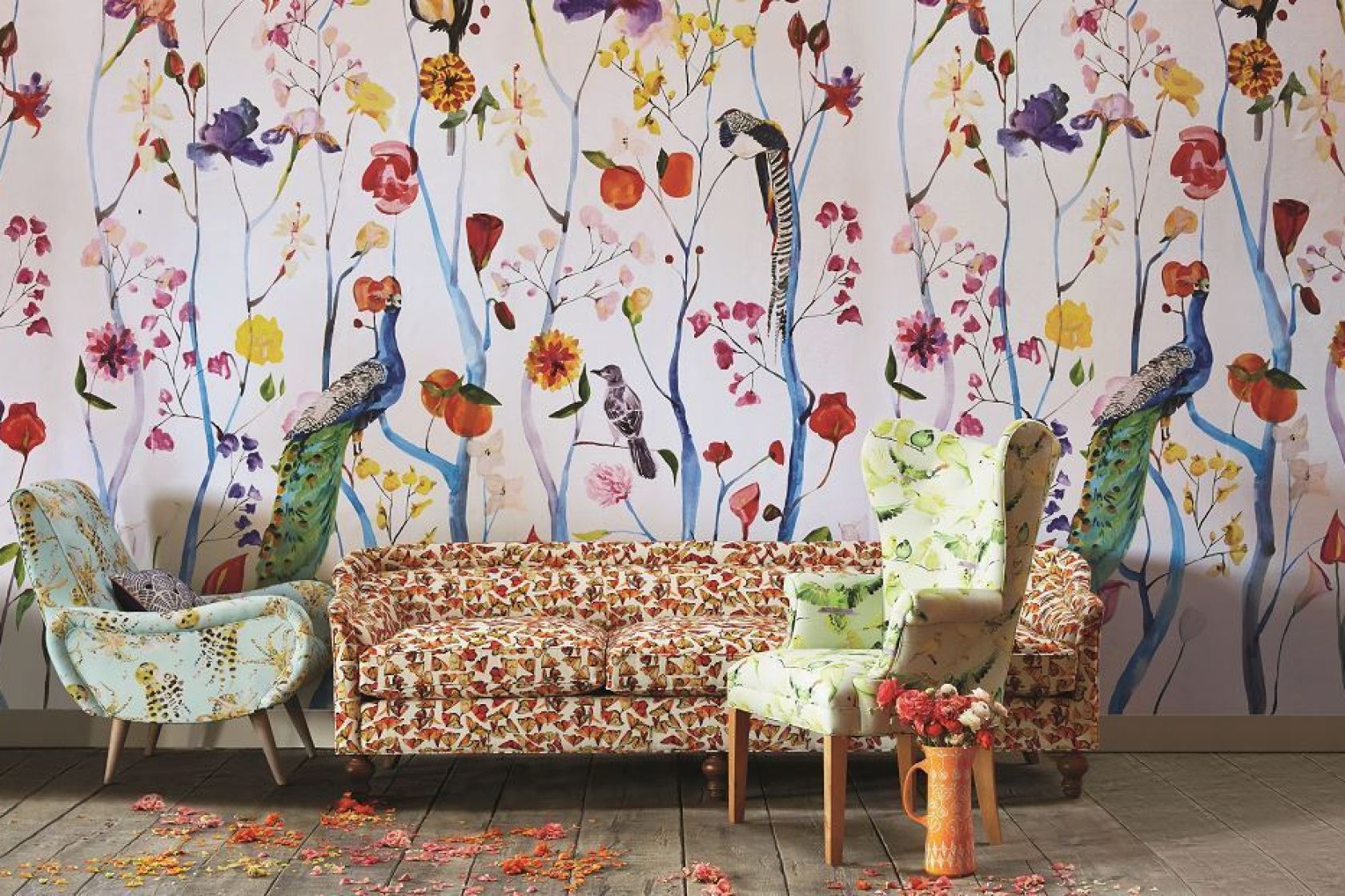 Garden party: Floral wallpaper that will make you forget