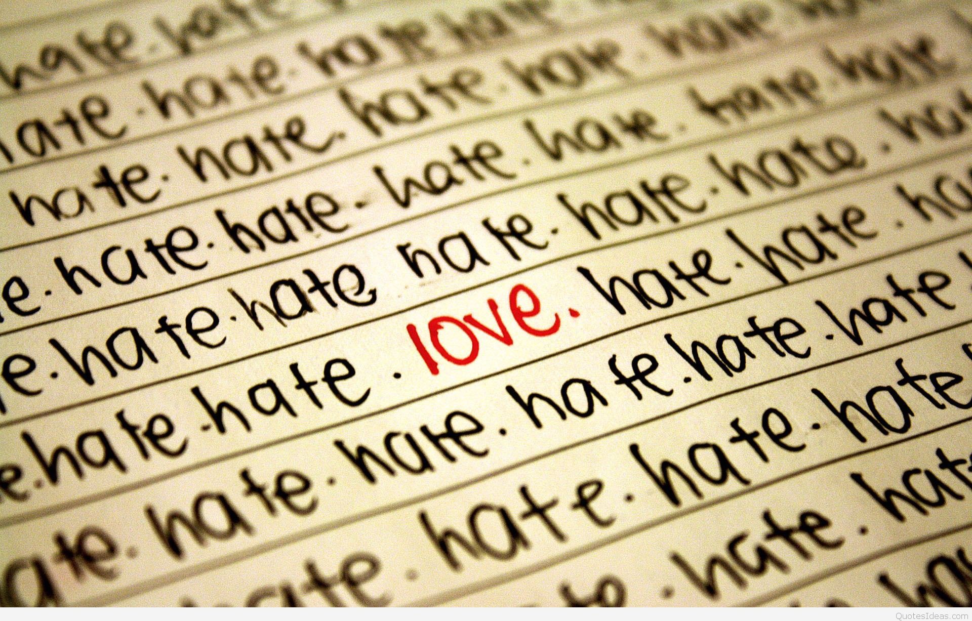 hate love wallpaper