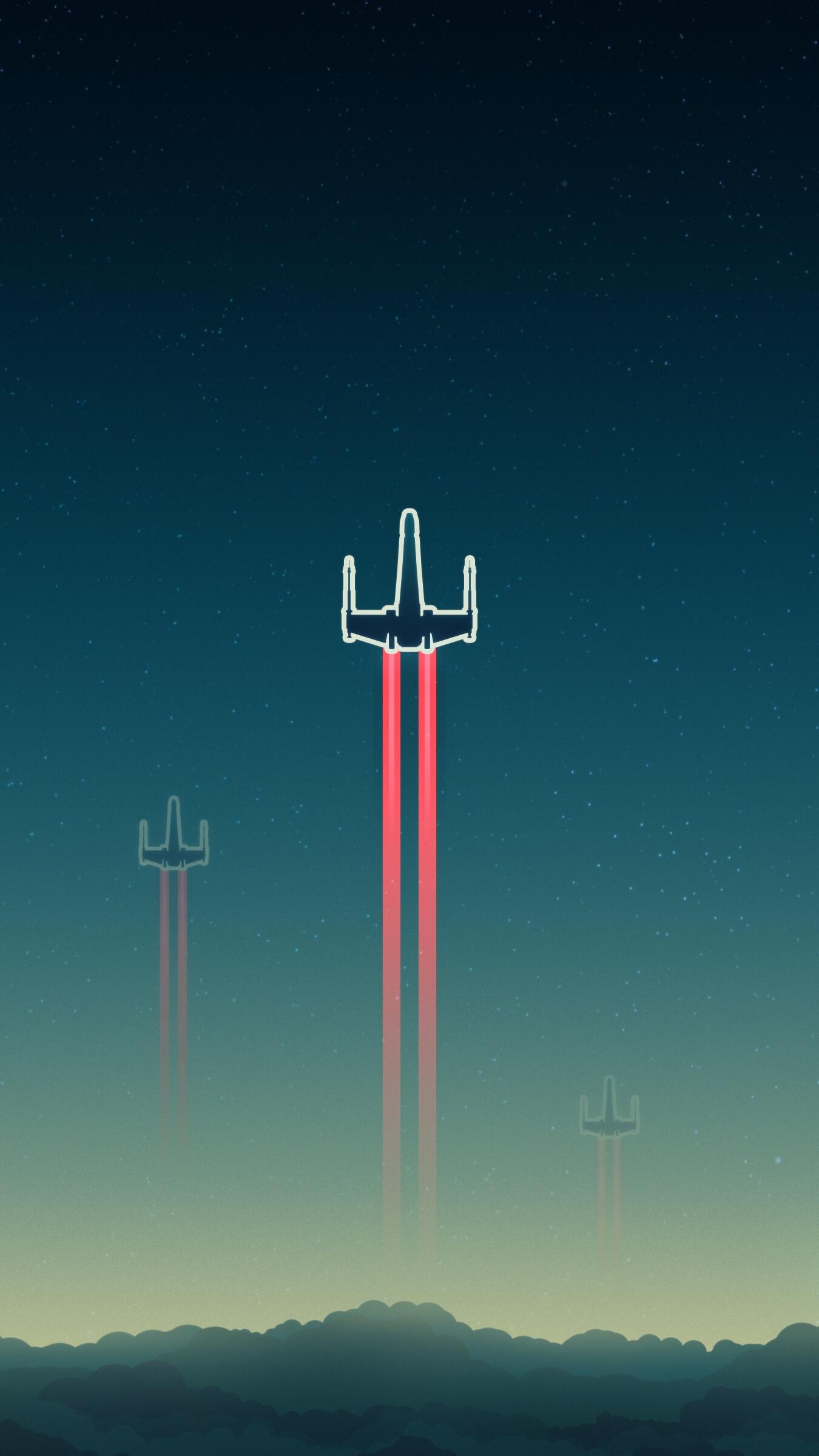 NMS / Star Wars crossover mobile wallpaper