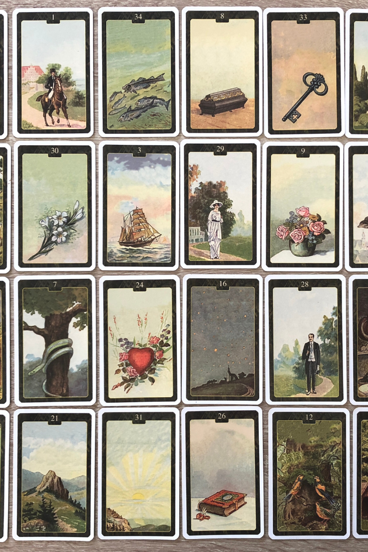 How do you read Lenormand grand tableaus spreads, also known as