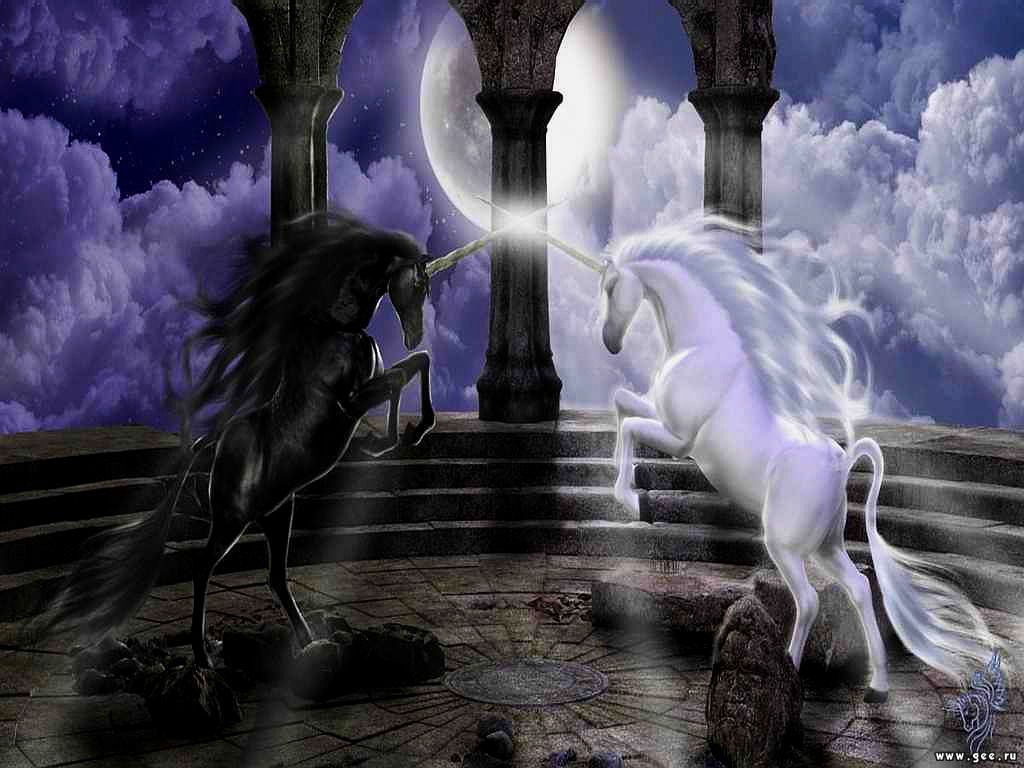 evil black unicorns