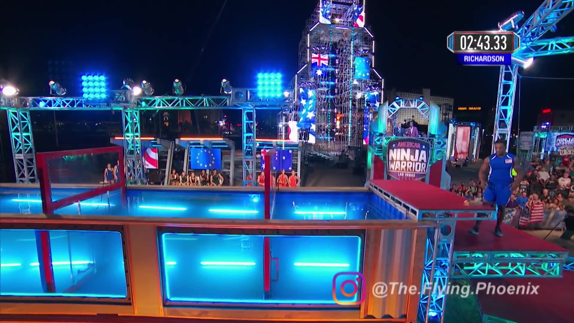 American Ninja Warrior: Najee Richardson's Stage 2 Run