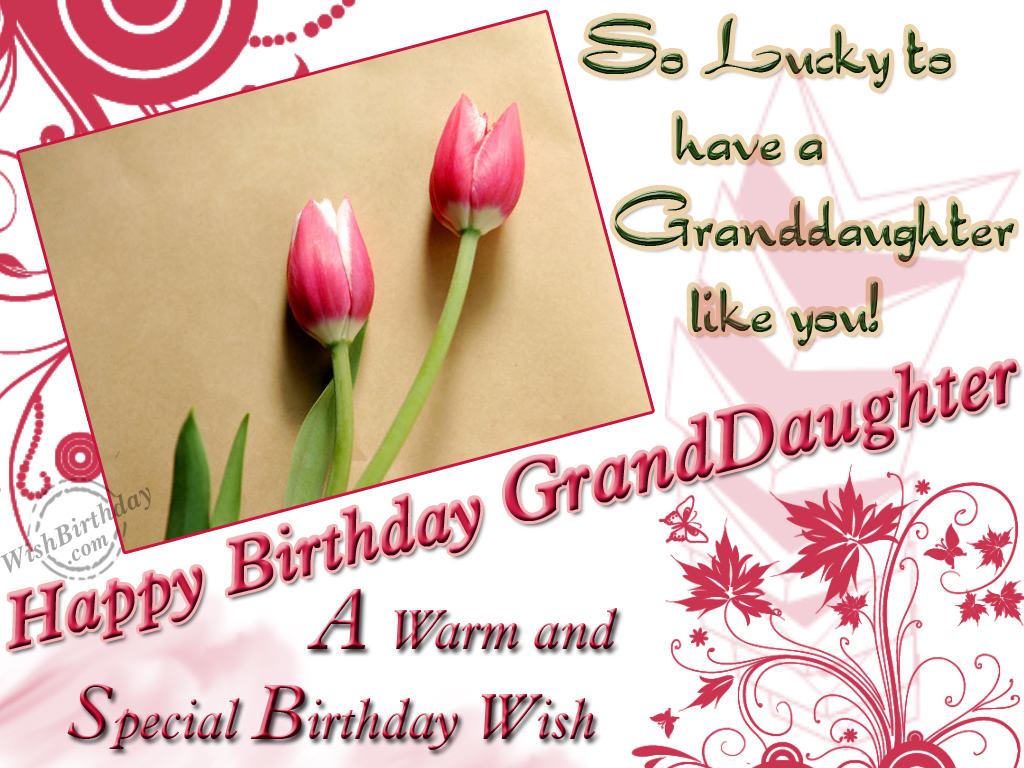 Birday Wishes For Granddaughter Birday Image Picture