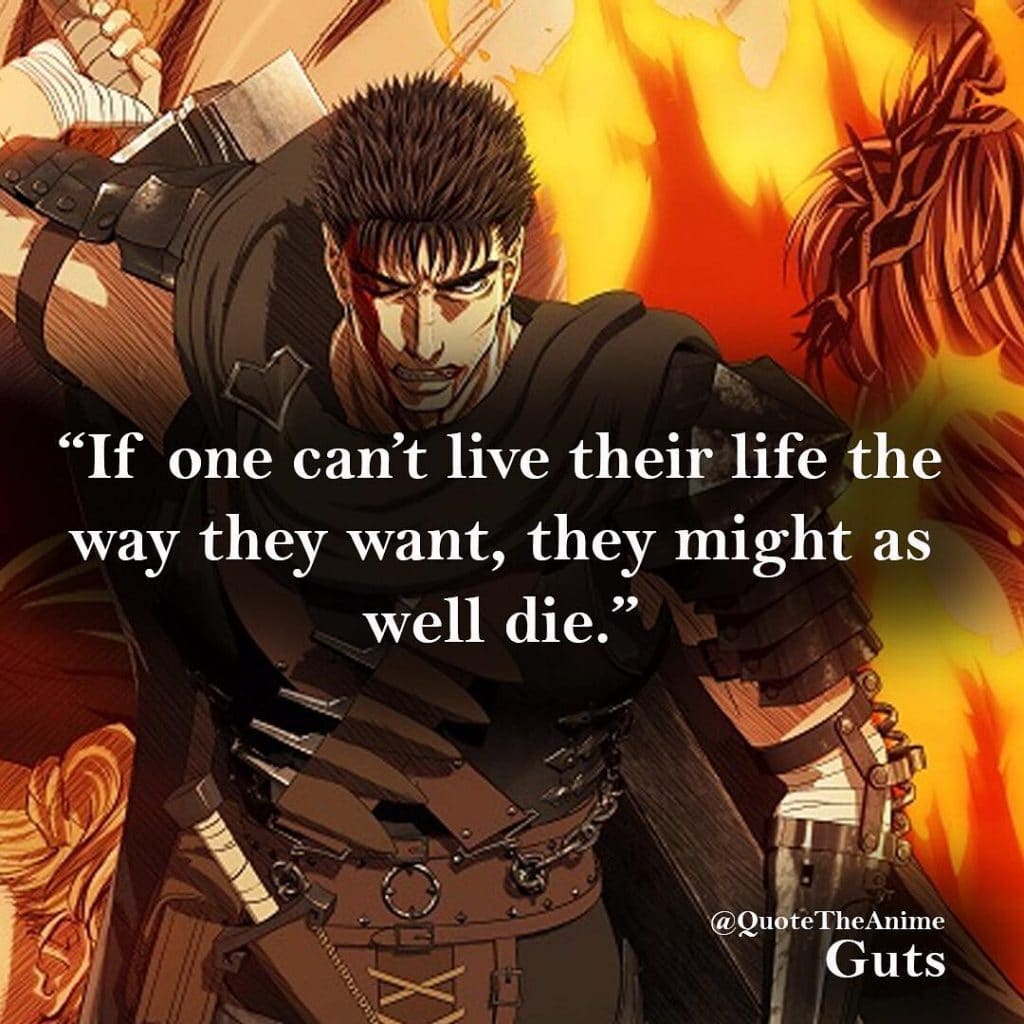 Powerful Berserk Quotes (HQ Image + Wallpaper)
