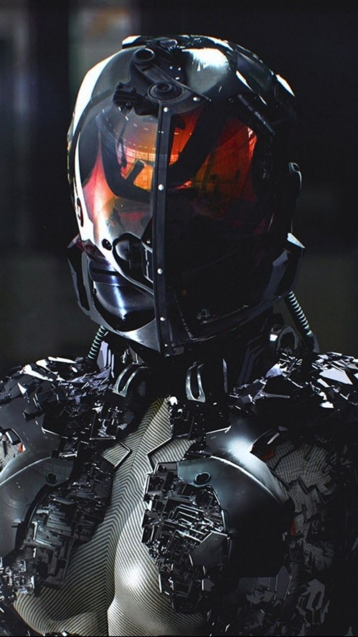 Sci Fi Cyborg (720x1280) Wallpaper