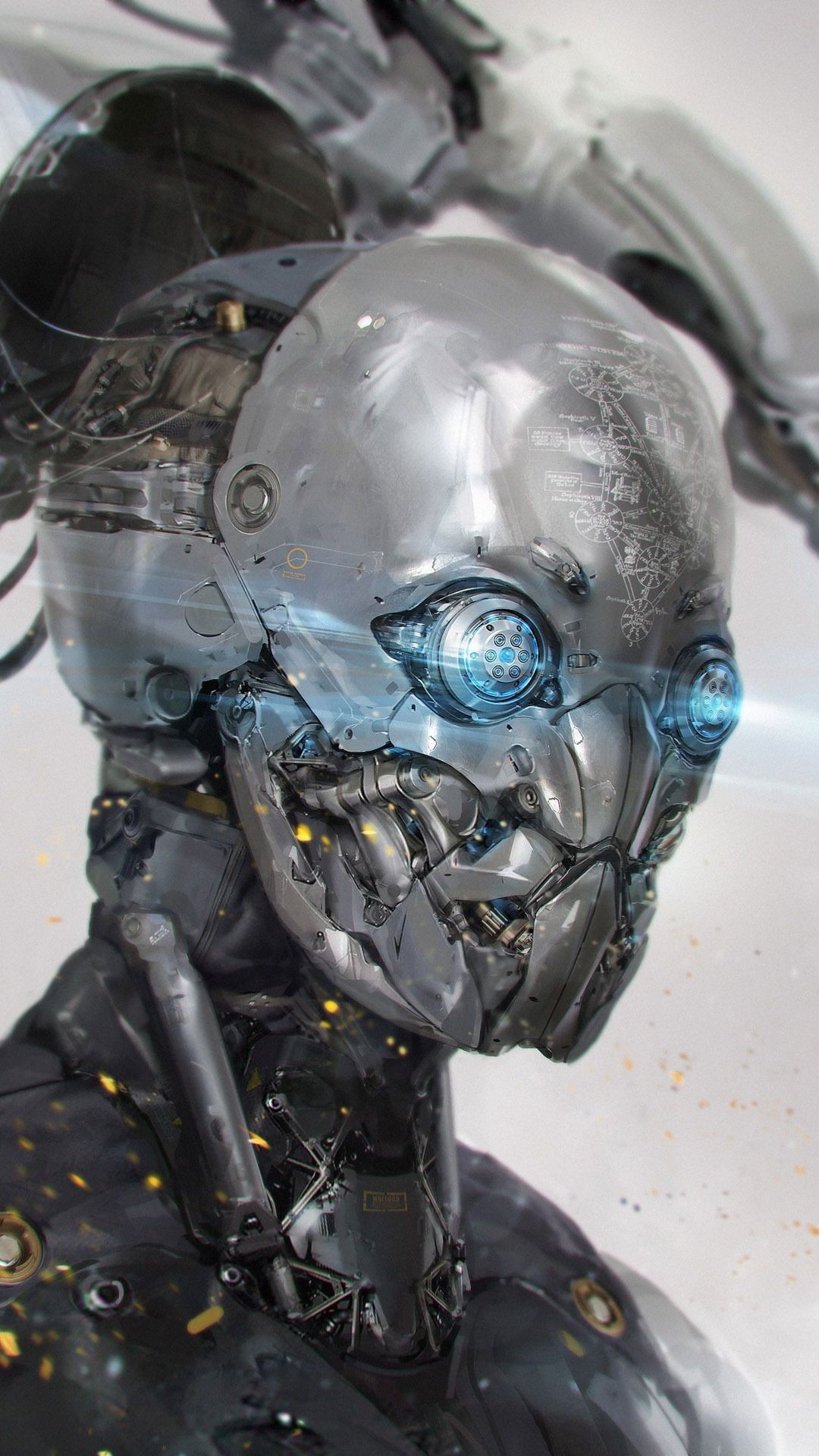 Cyberpunk cyborg Mobile Wallpaper 6529