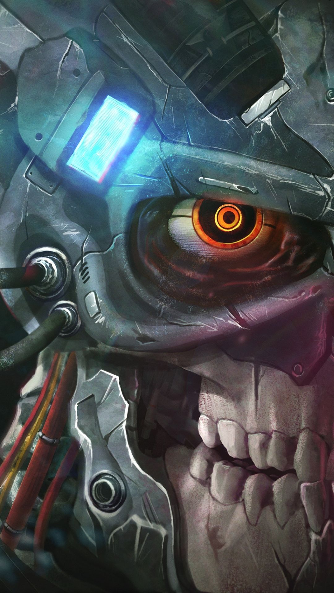 Sci Fi Cyborg (1080x1920) Wallpaper