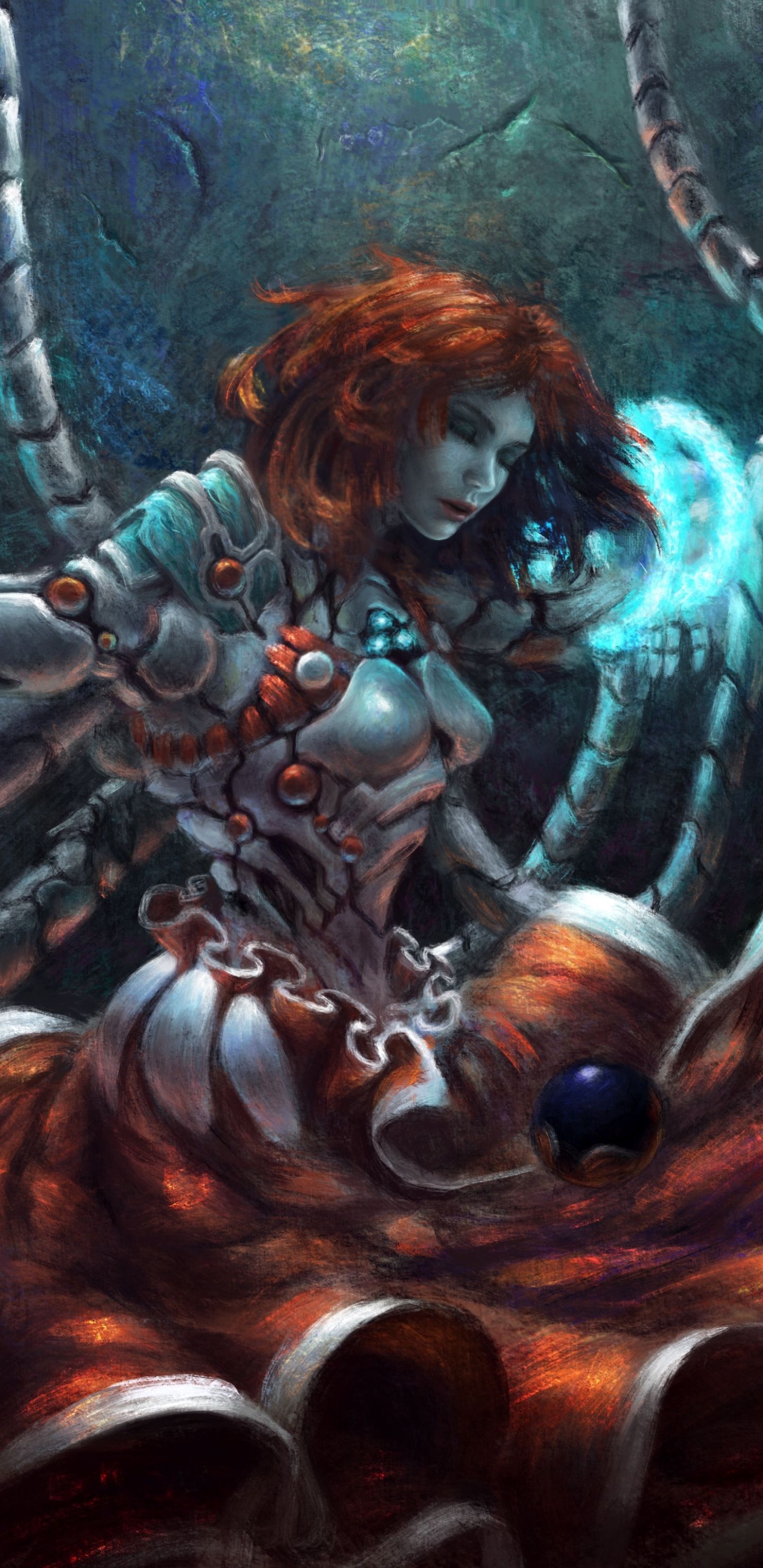 Sci Fi Cyborg (1440x2960) Wallpaper