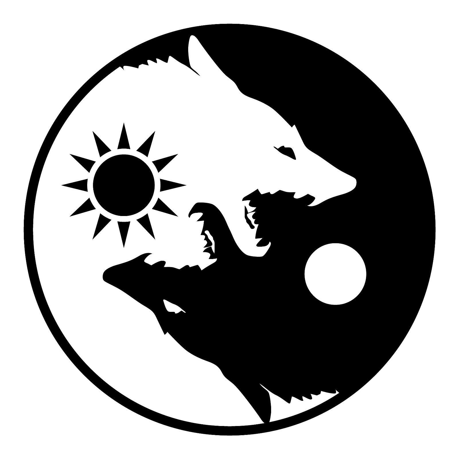 Wolf yin yang