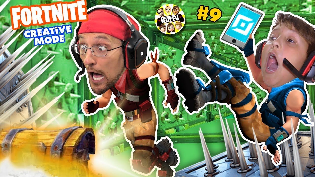 FORTNITE CREATIVE MODE! (FGTEEV Challenge Game: Dad vs Son)