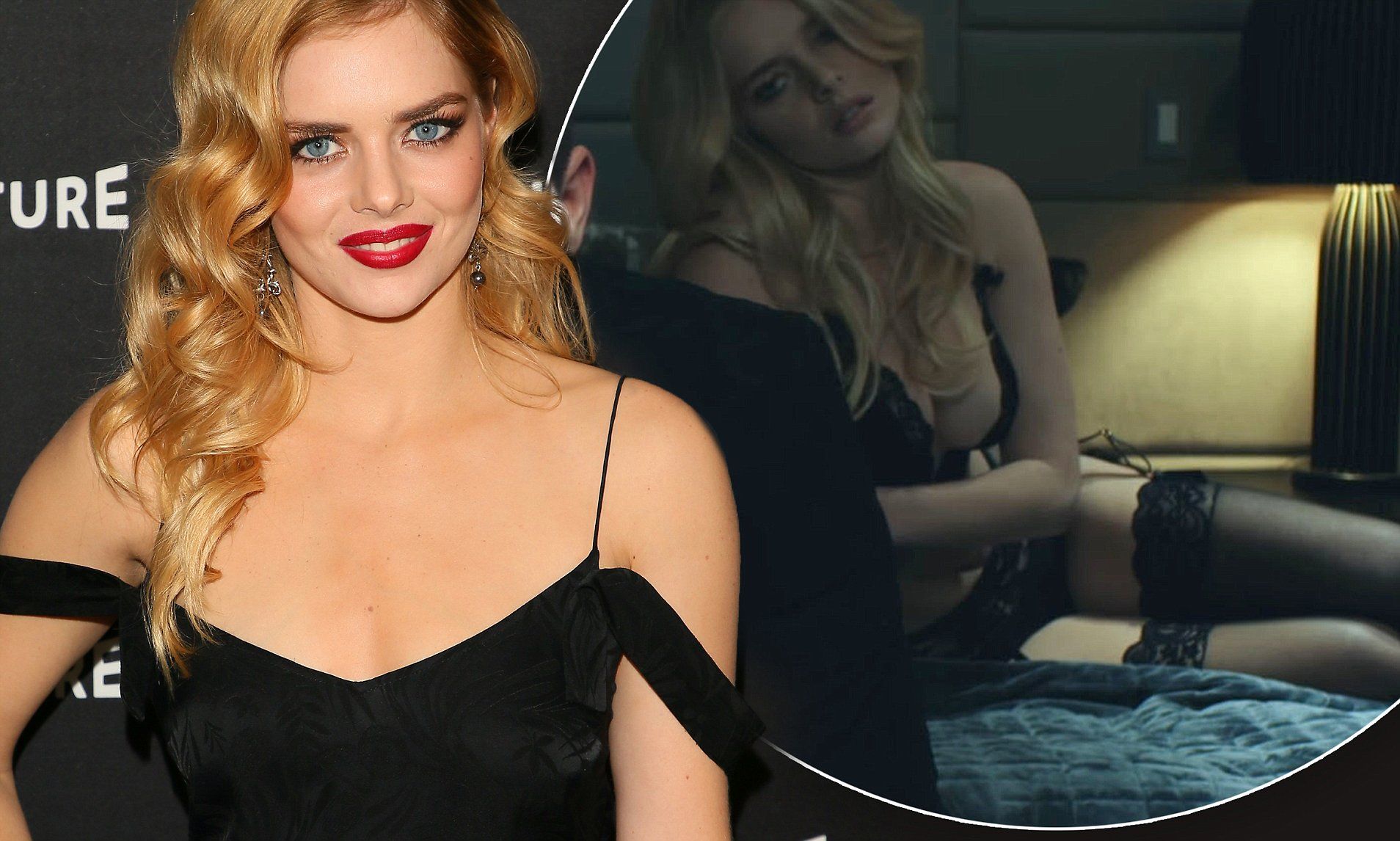 Samara Weaving strips down to lingerie in new music video. Daily