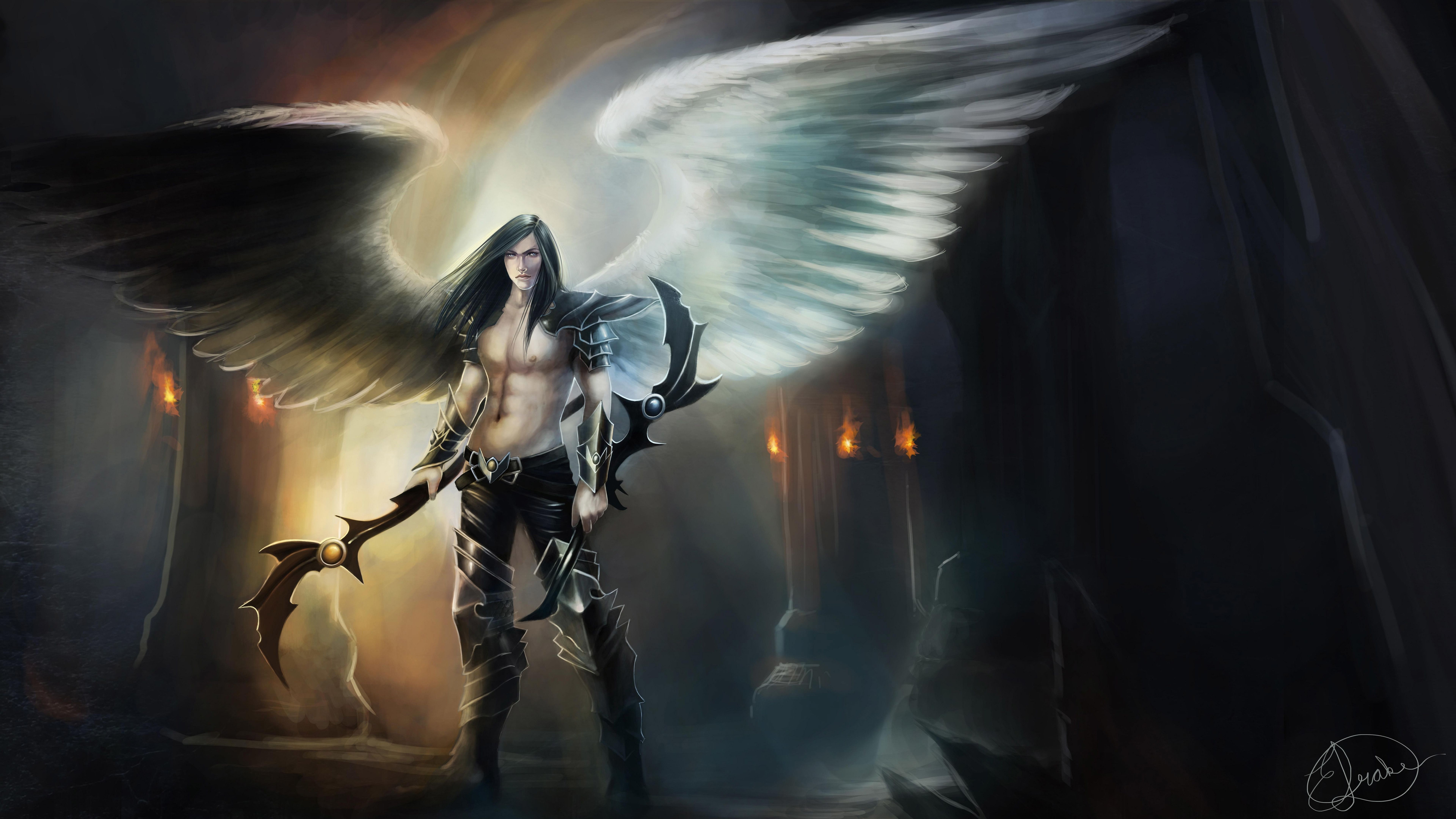 Angel Warrior Wallpaper Free Angel Warrior Background