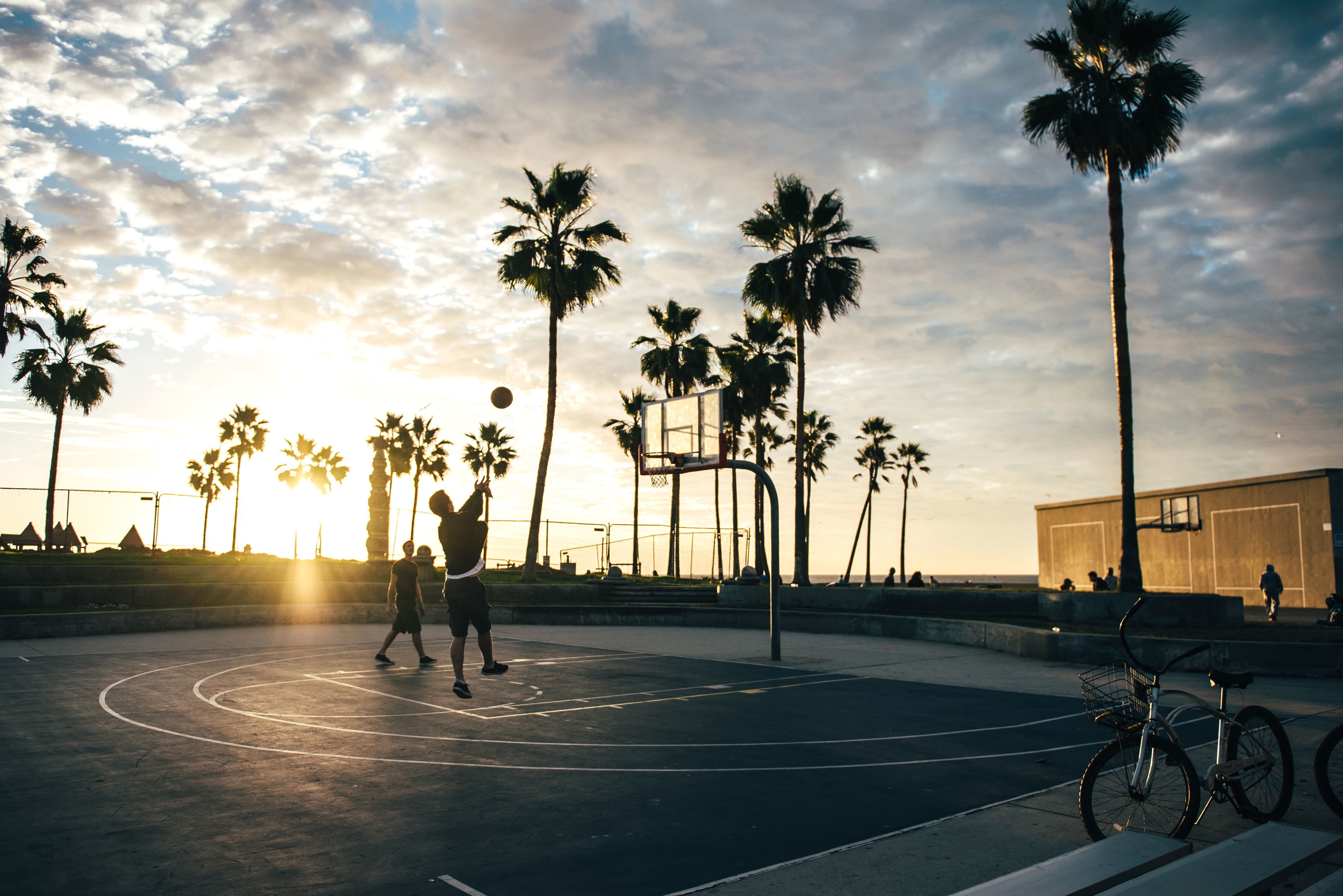 Free picture: basketball, beach, bicycle, fun, tropical, vacation