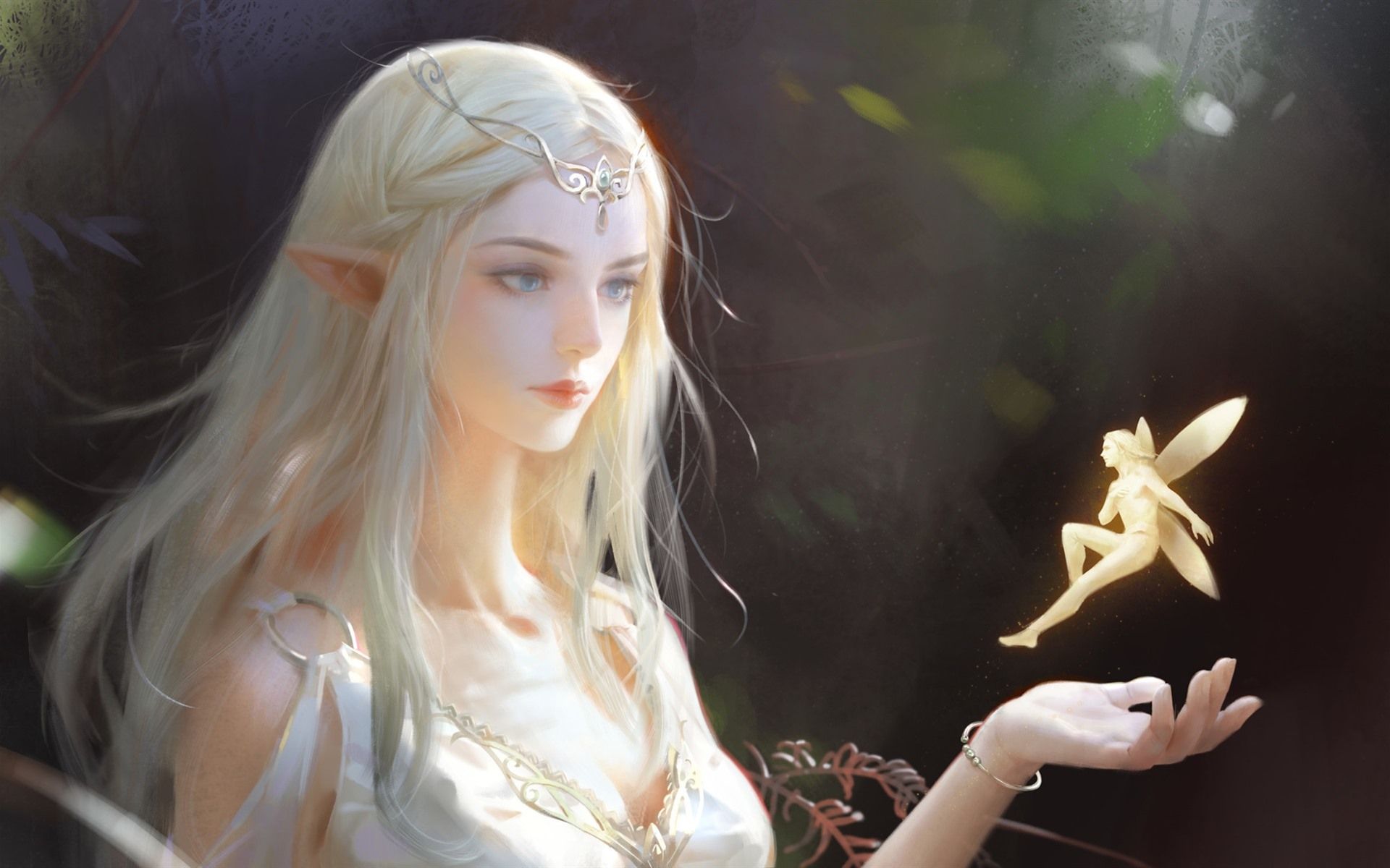Fantasy Elf HD Wallpaper by antilous