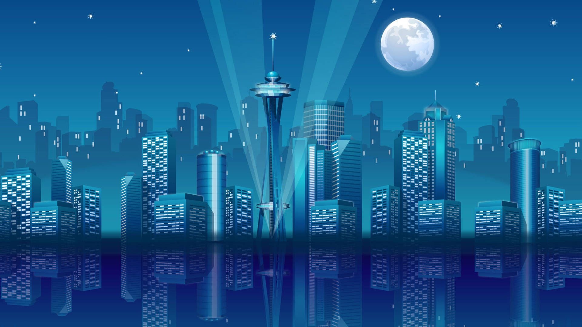 Free download 3D effect of the city wallpapers city wallpapers