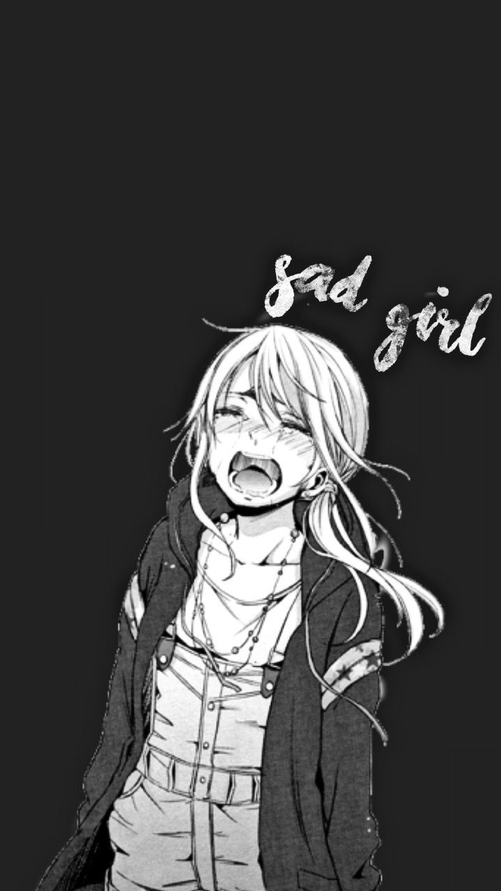 image Sad Girl Wallpaper Cartoon