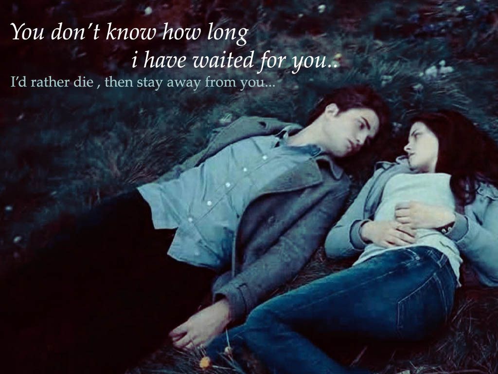 Twilight movie quote by vampire Edward Cullen. Description