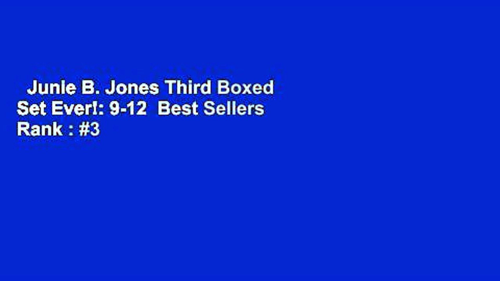 Junie B. Jones Third Boxed Set Ever!: 9 12 Best Sellers Rank