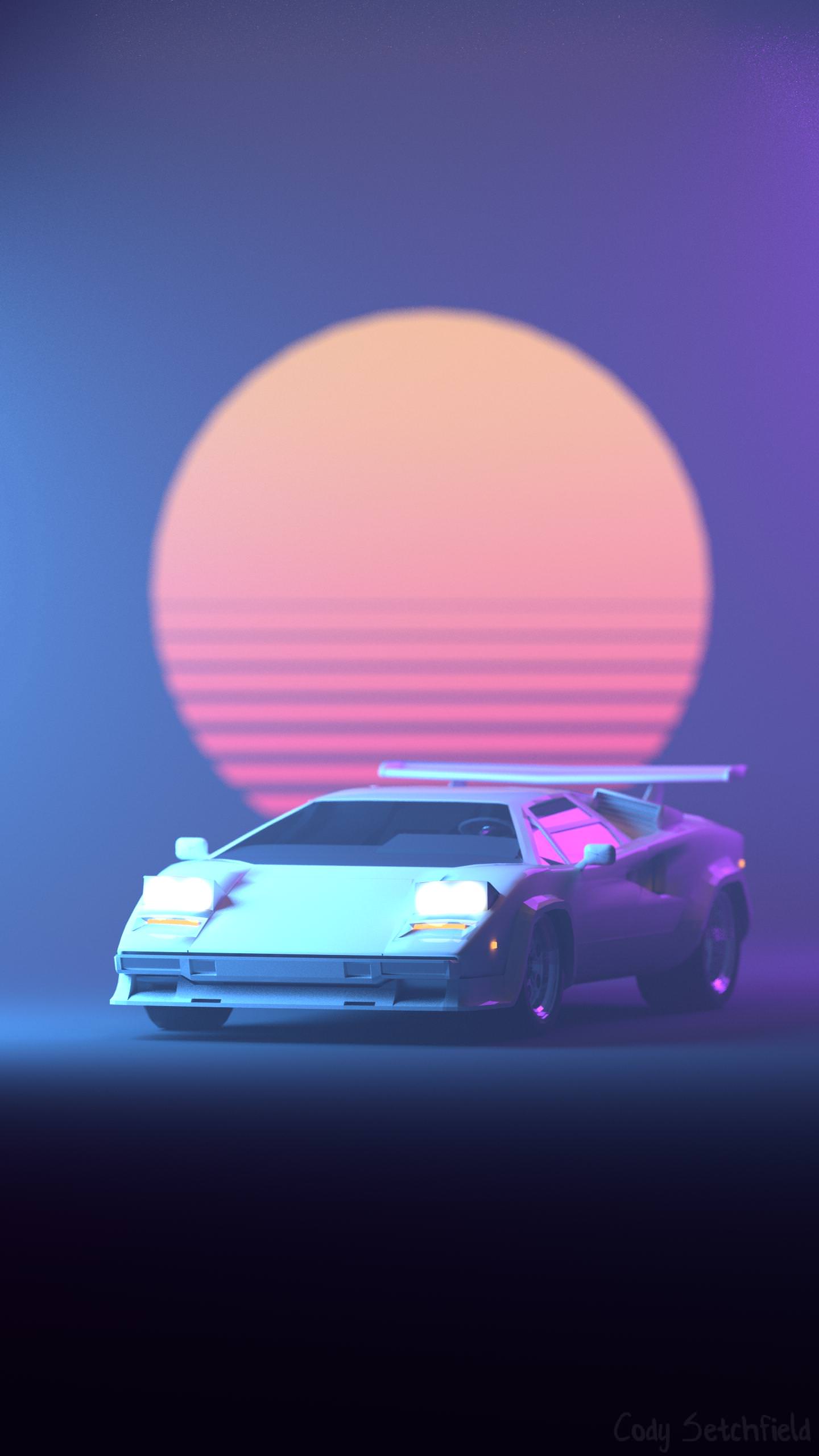 Outrun Phone Wallpapers - Wallpaper Cave