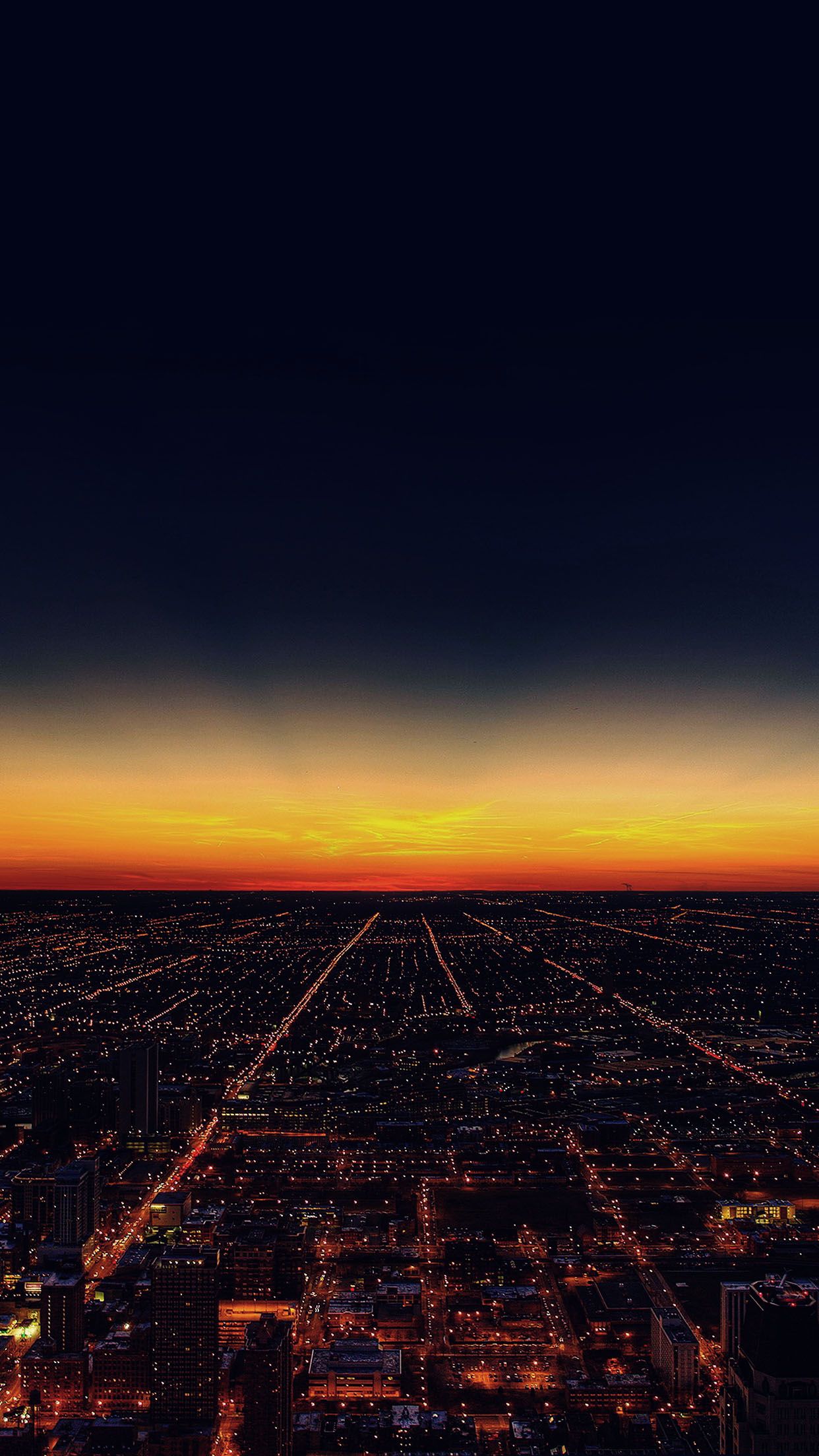 Sunset Skyline Cityscape Android Wallpaper free download