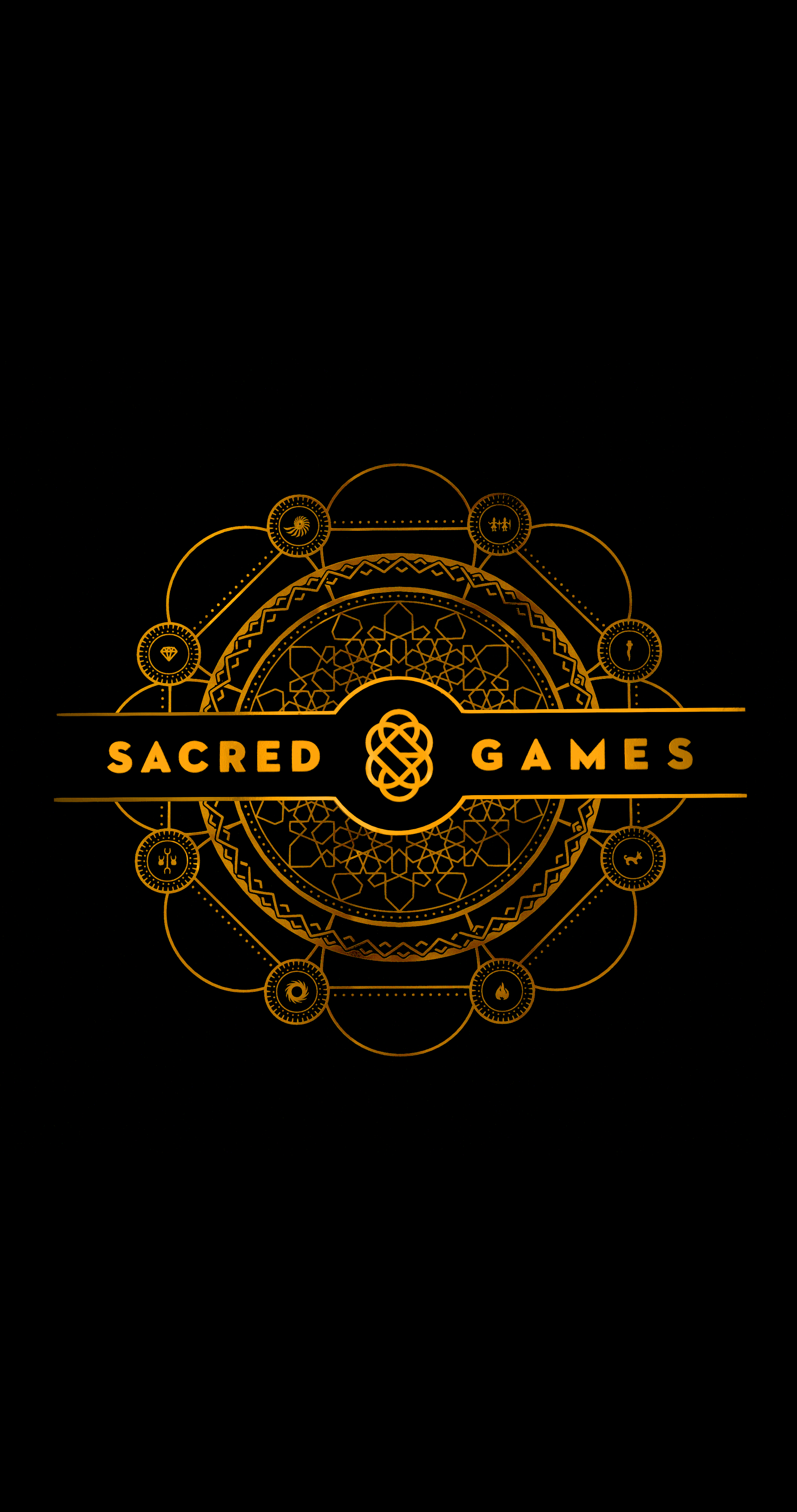 Sacred Games amoled (true black) 4k mobile wallpaper