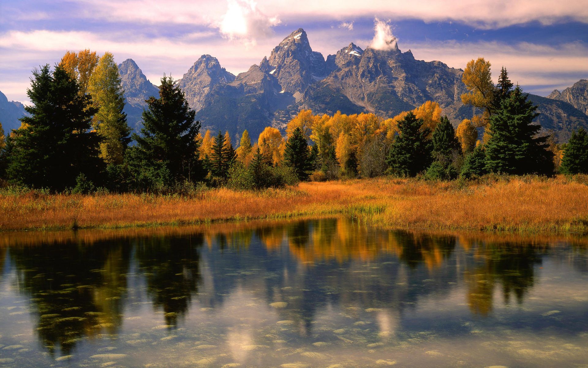 Fall Mountain Desktop Wallpaper